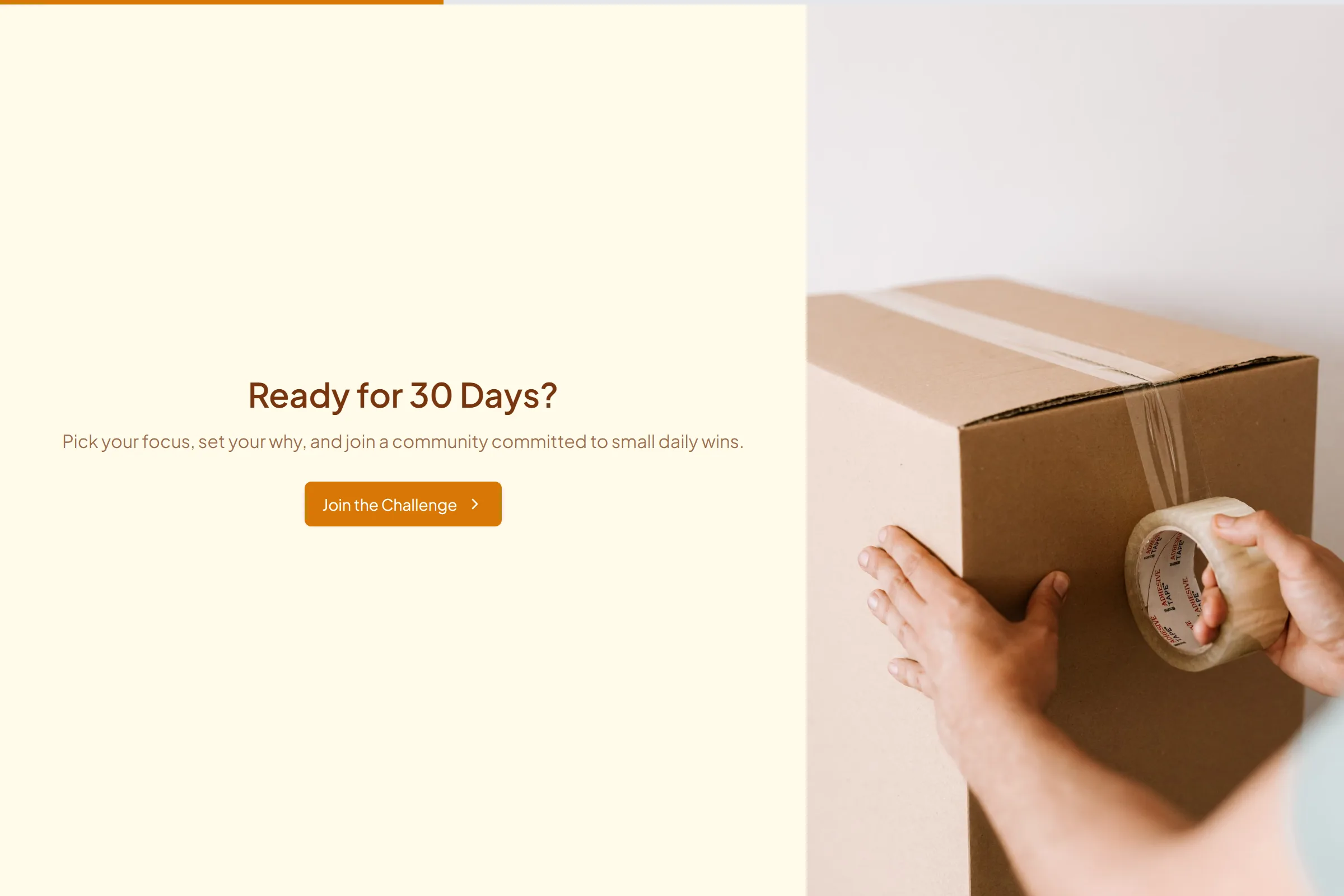 30-Day Wellness Challenge Signup template preview