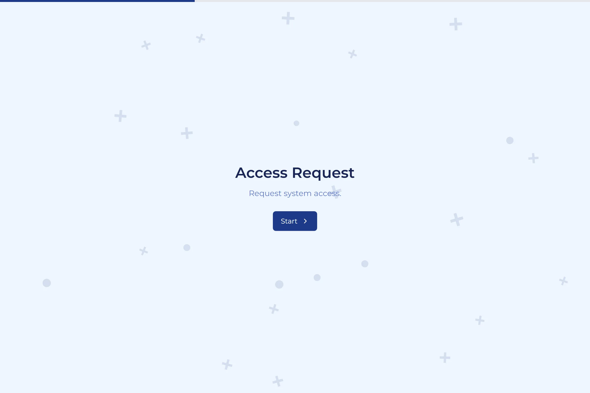 Access Request template preview