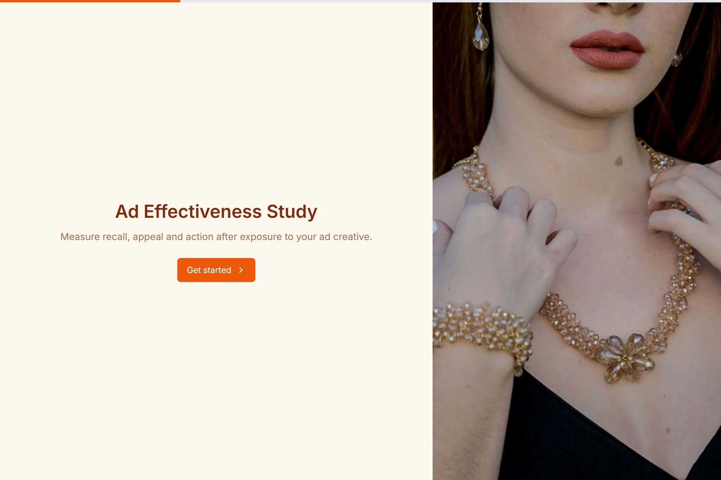 Ad Effectiveness Study template preview