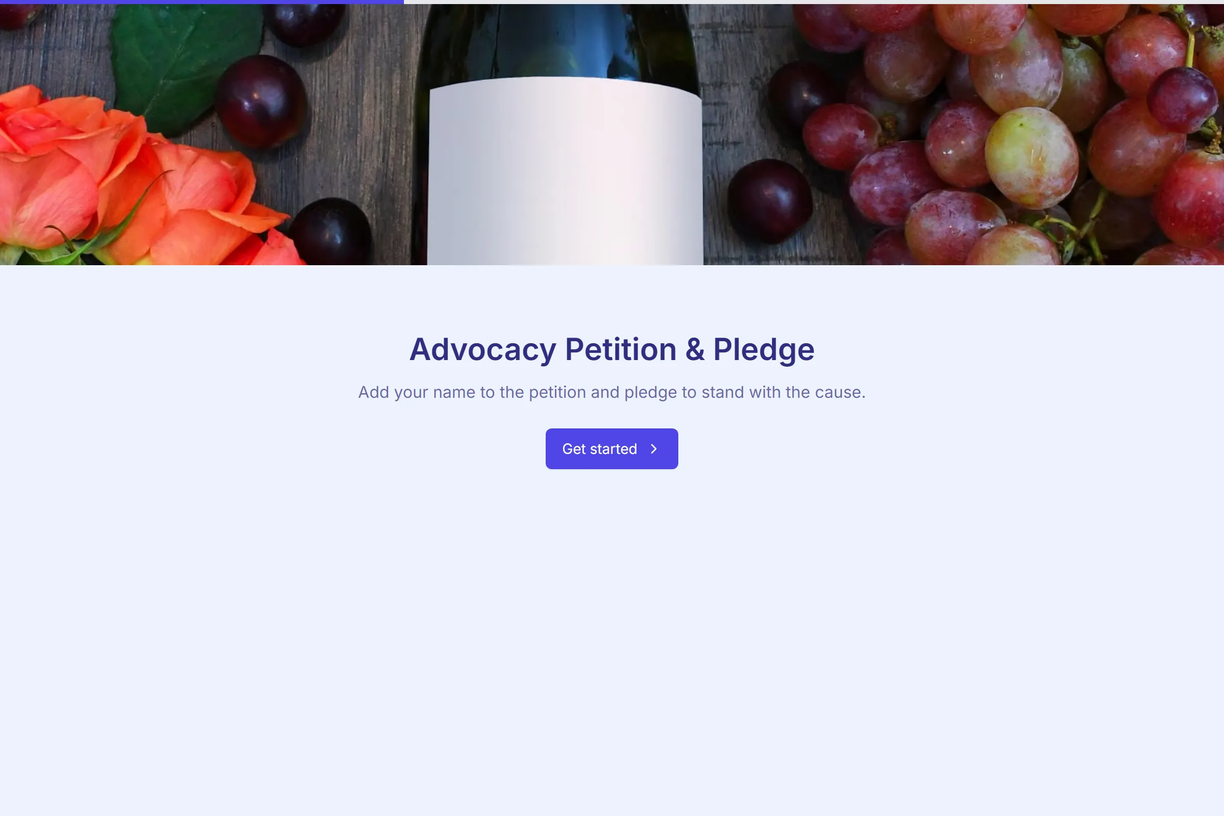 Advocacy Petition & Pledge template preview