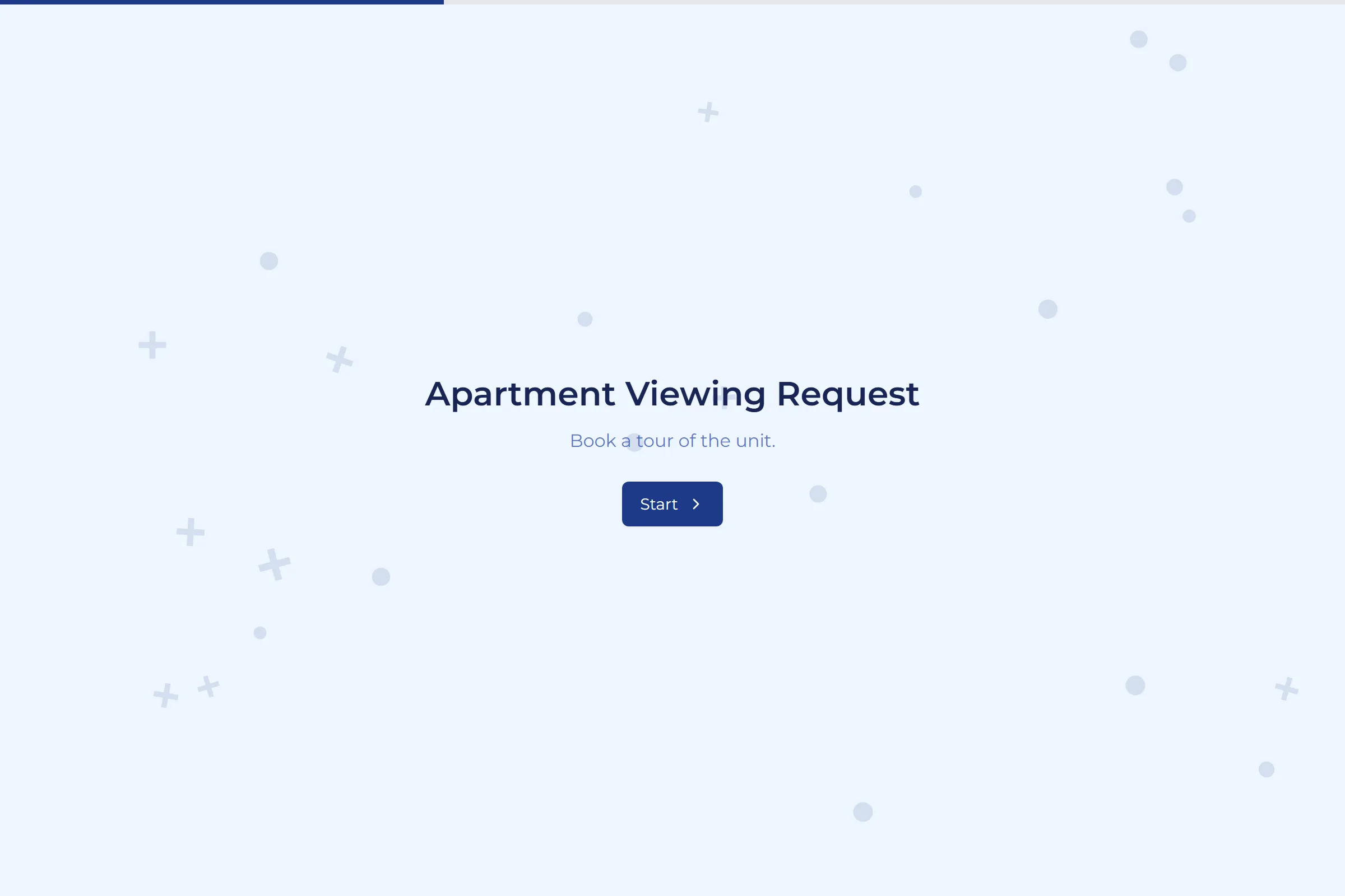 Apartment Viewing Request template preview