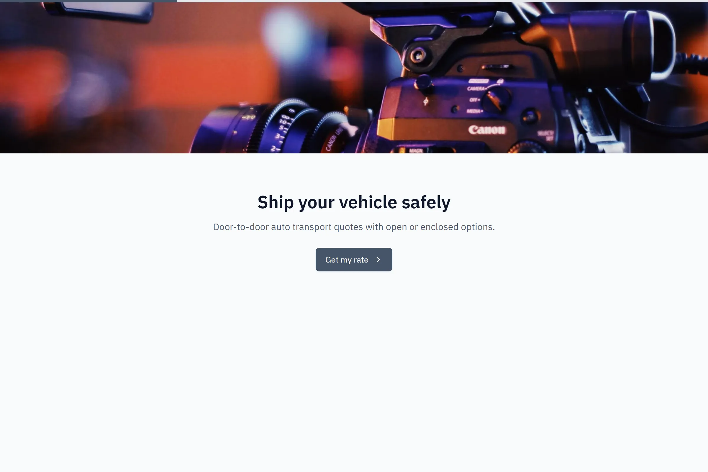 Vehicle & Auto Transport Quote template preview