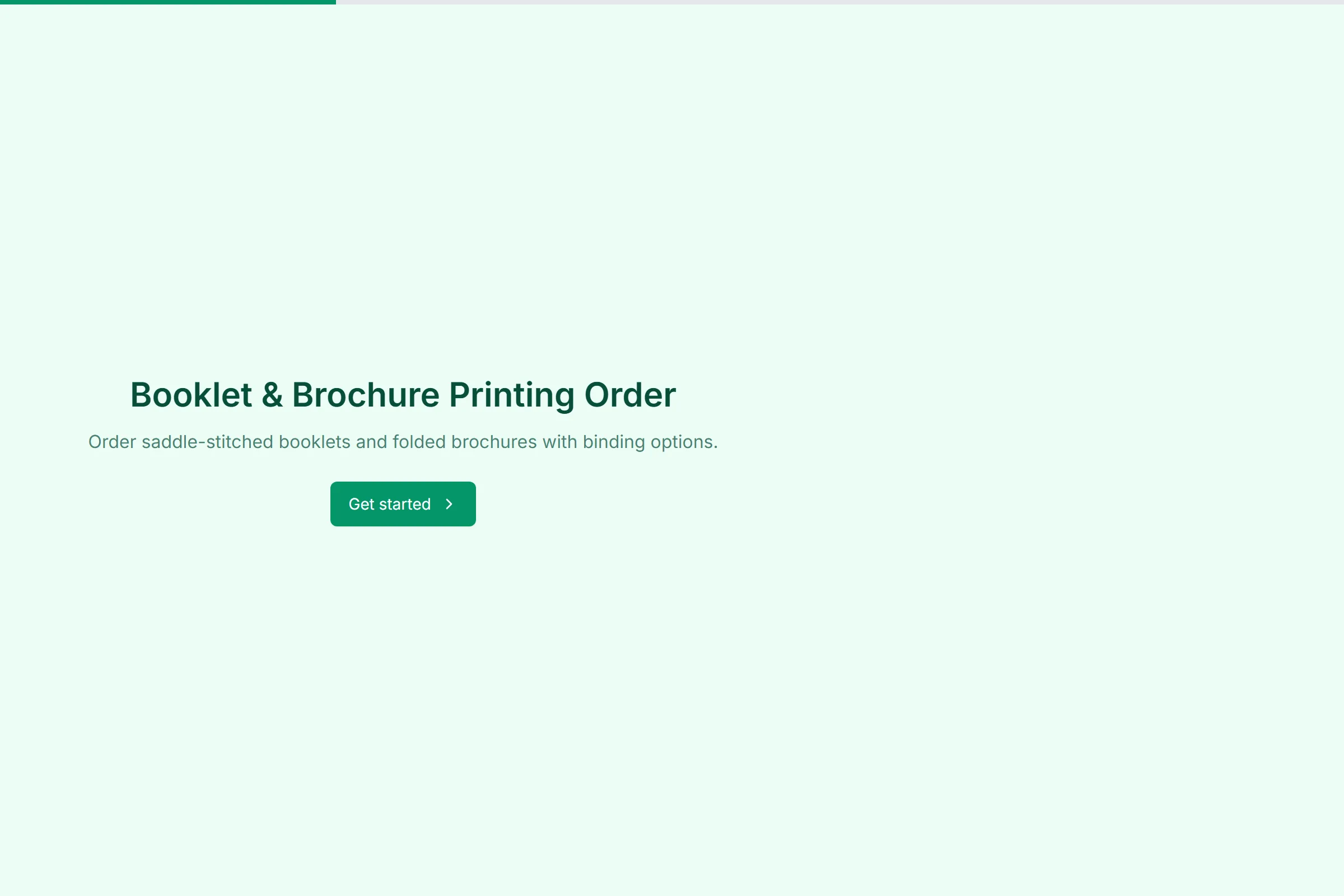 Booklet & Brochure Printing Order template preview