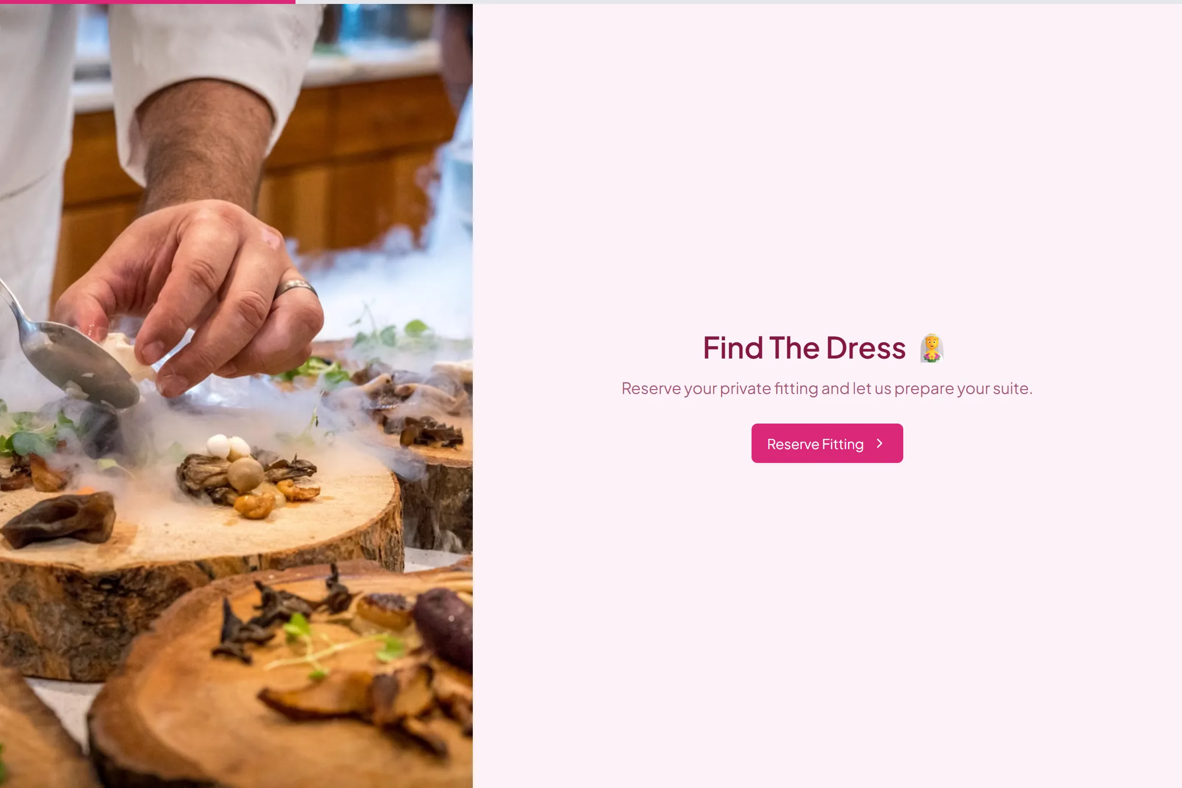 Bridal Dress Fitting Booking template preview