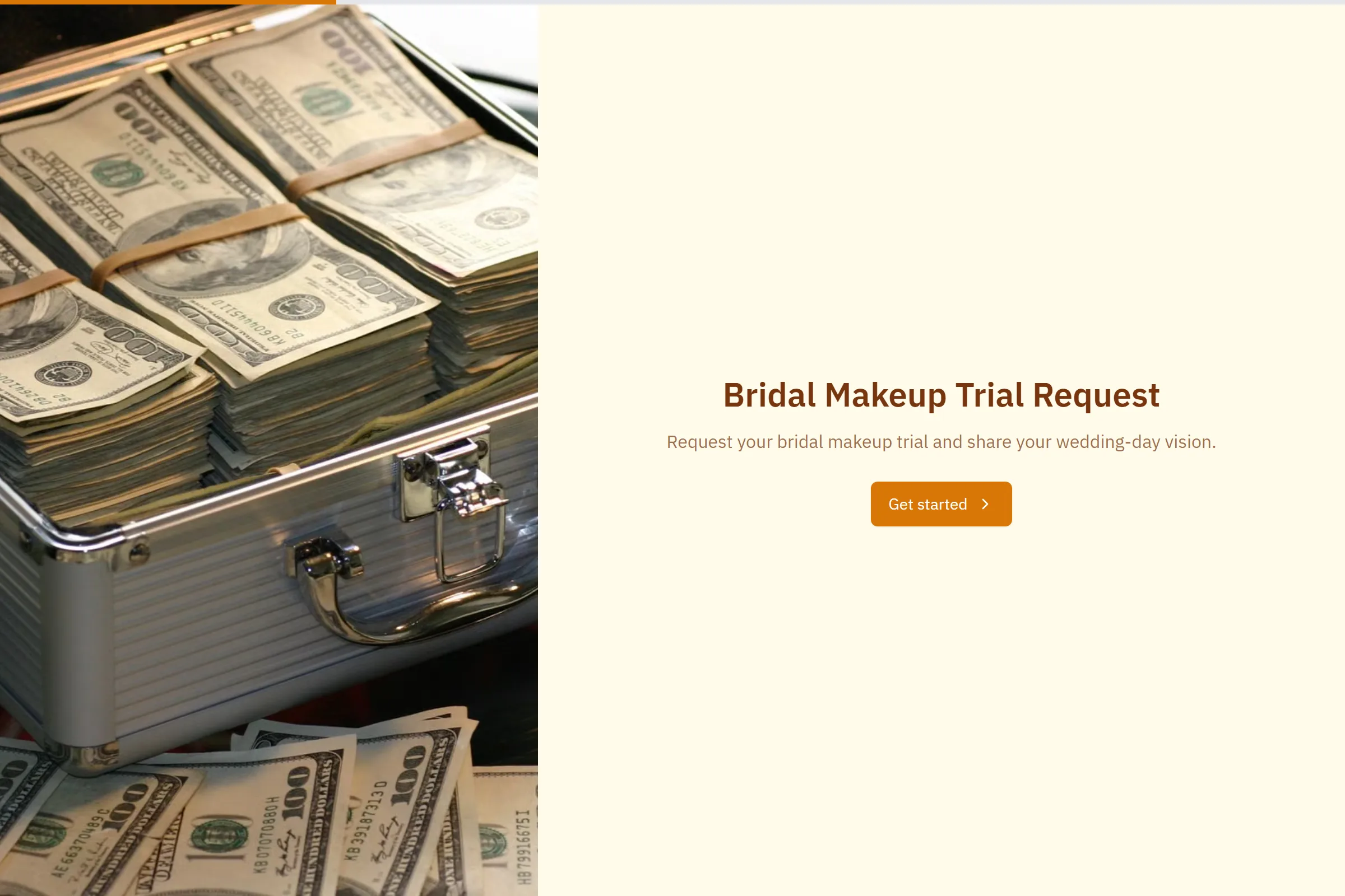 Bridal Makeup Trial Request preview