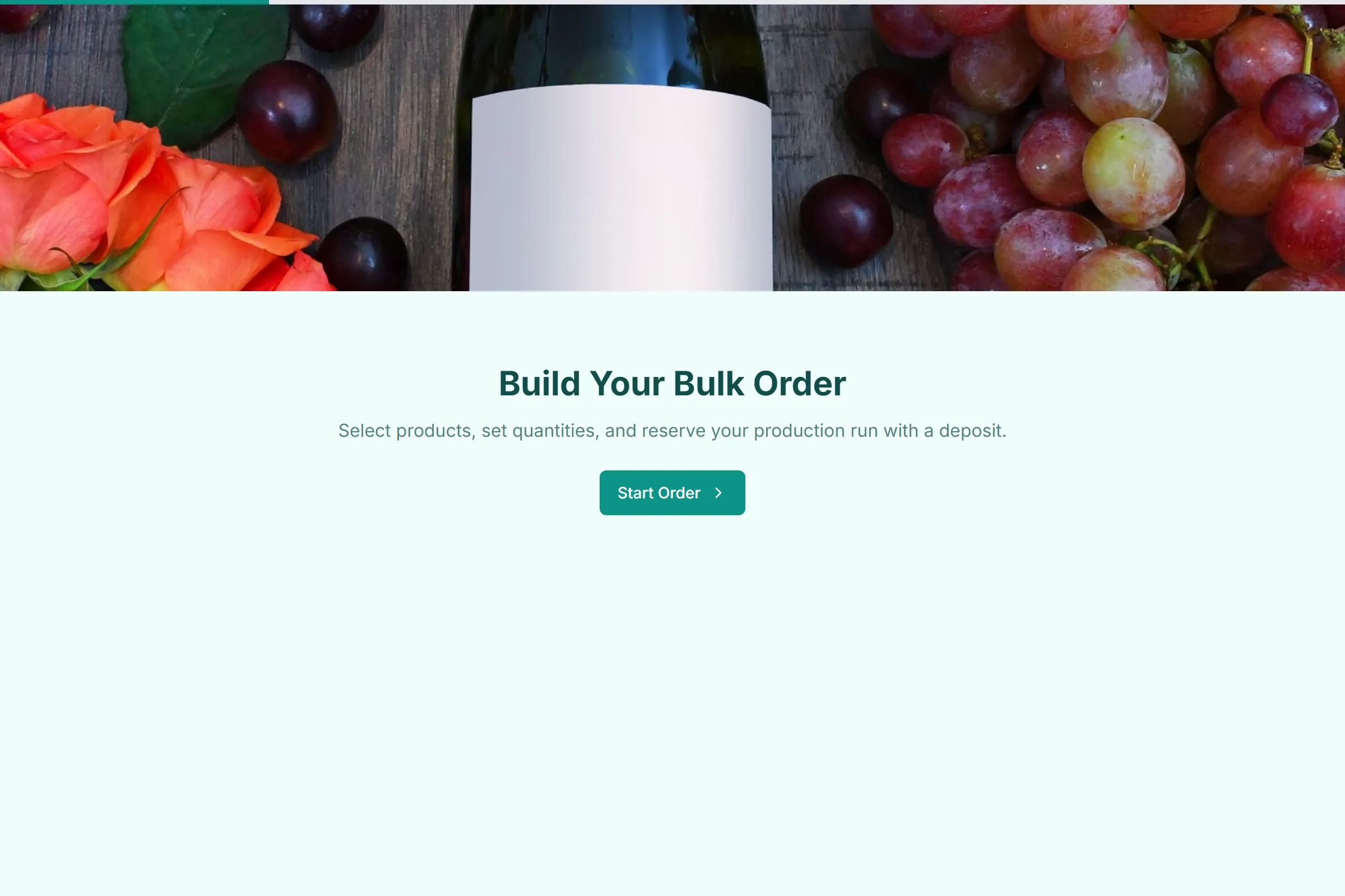 Bulk & Custom Order Builder template preview