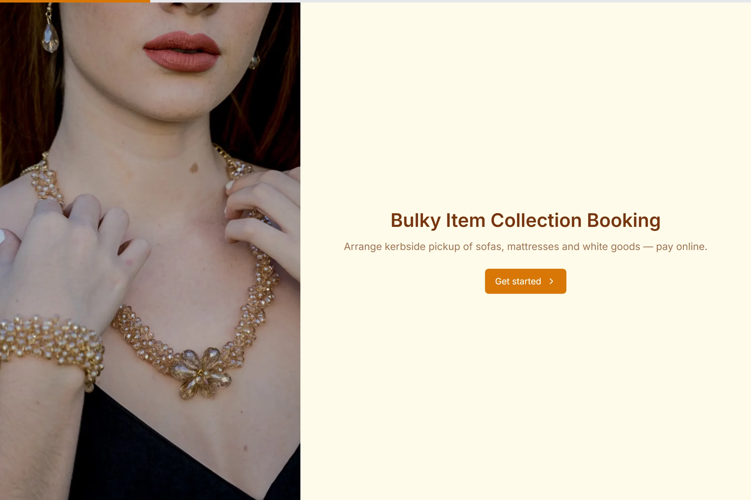 Bulky Item Collection Booking preview