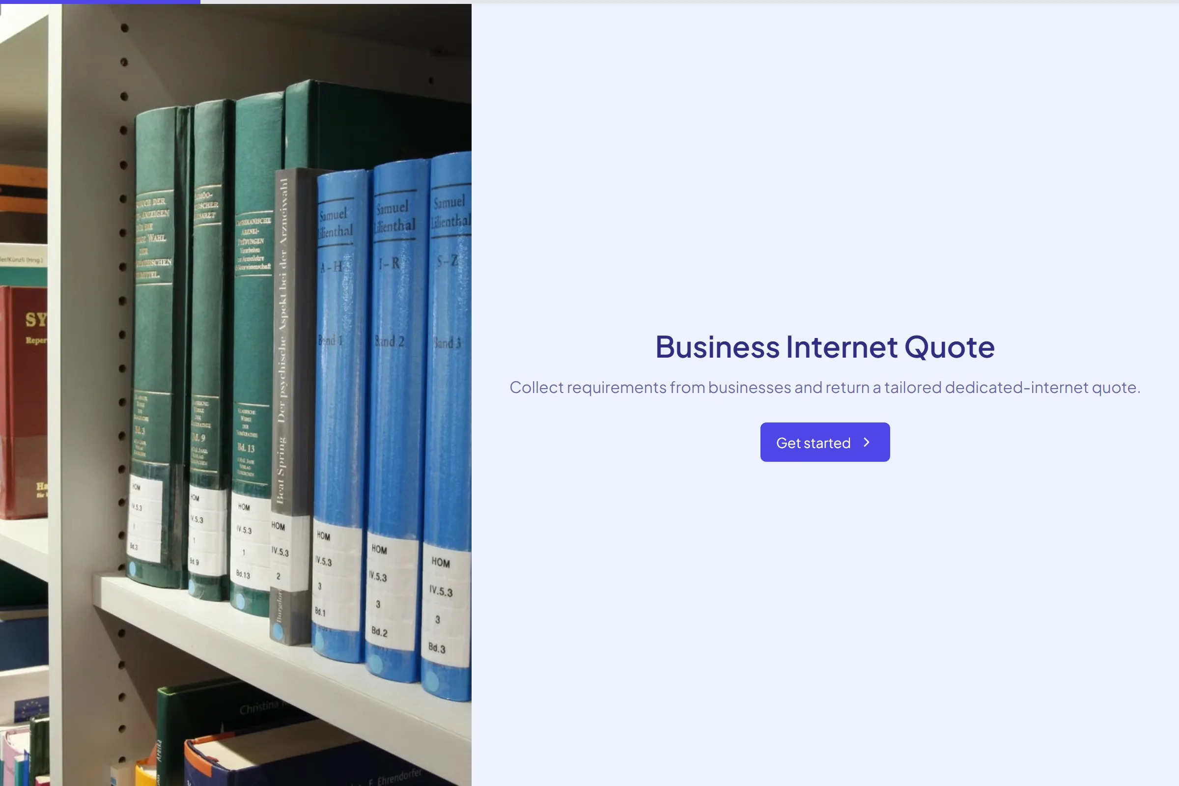 Business Internet Quote preview