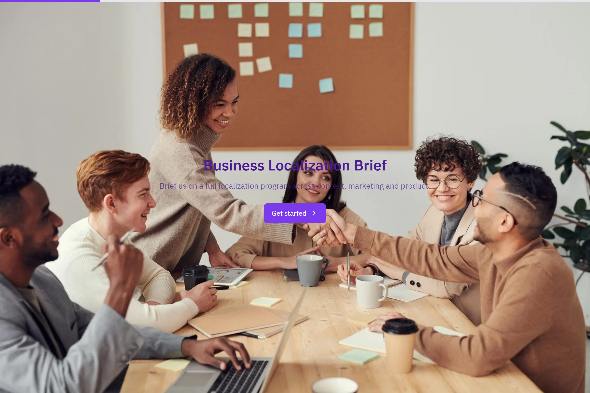 Business Localization Brief template preview