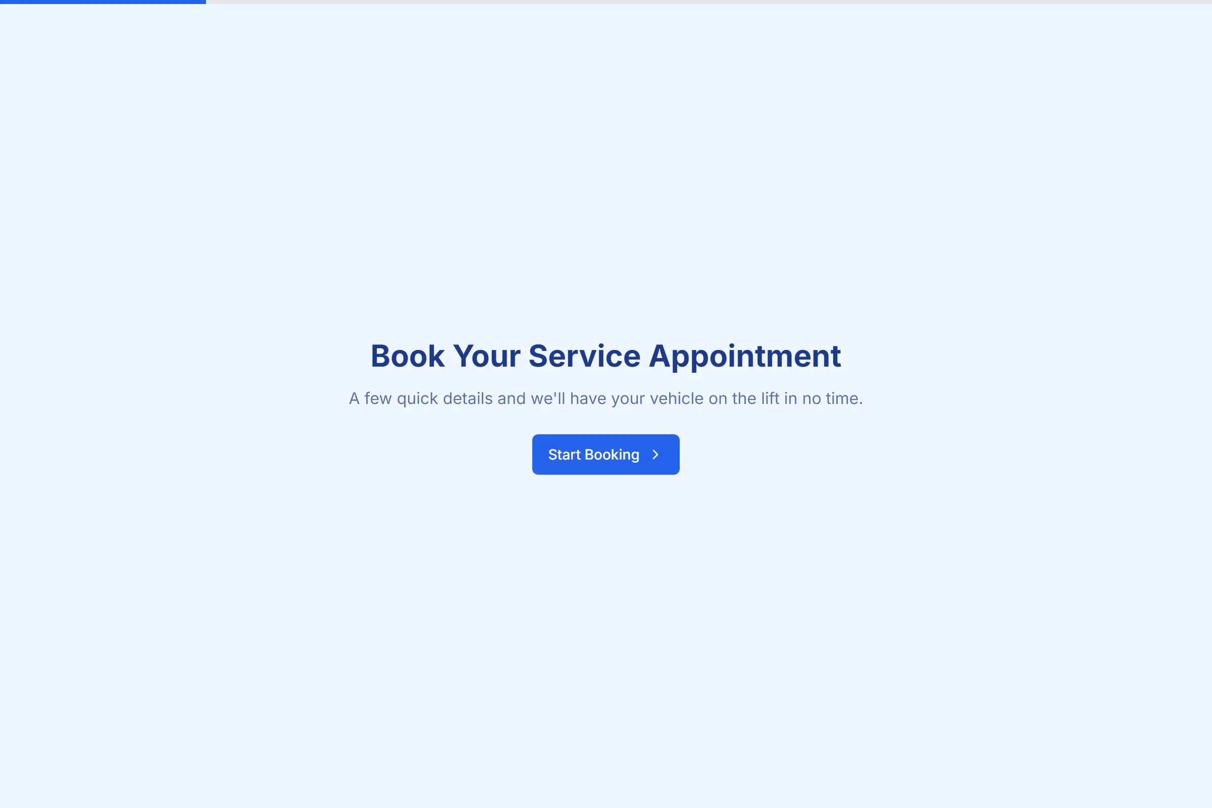 Car Service & Repair Booking template preview