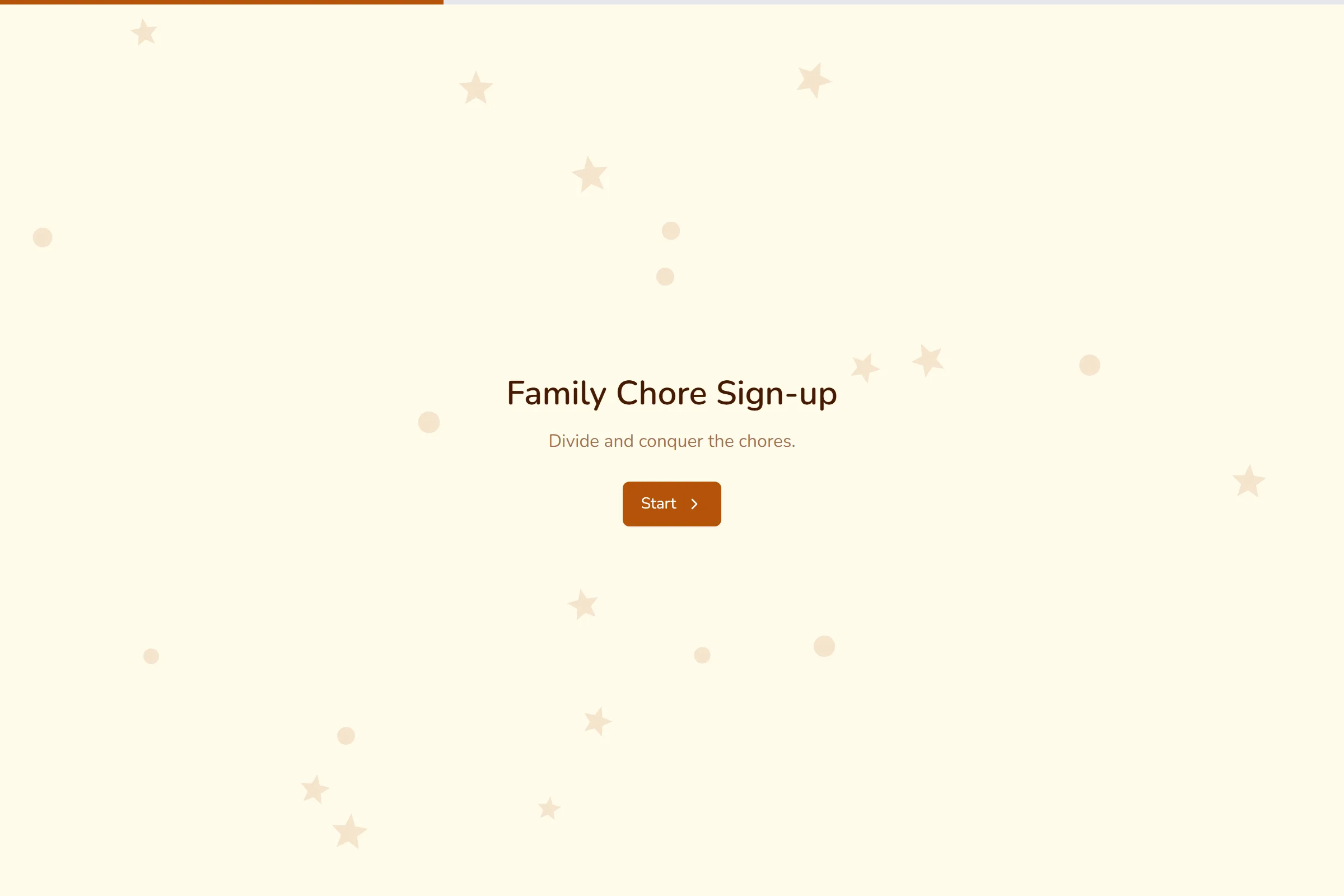 Family Chore Sign-up template preview