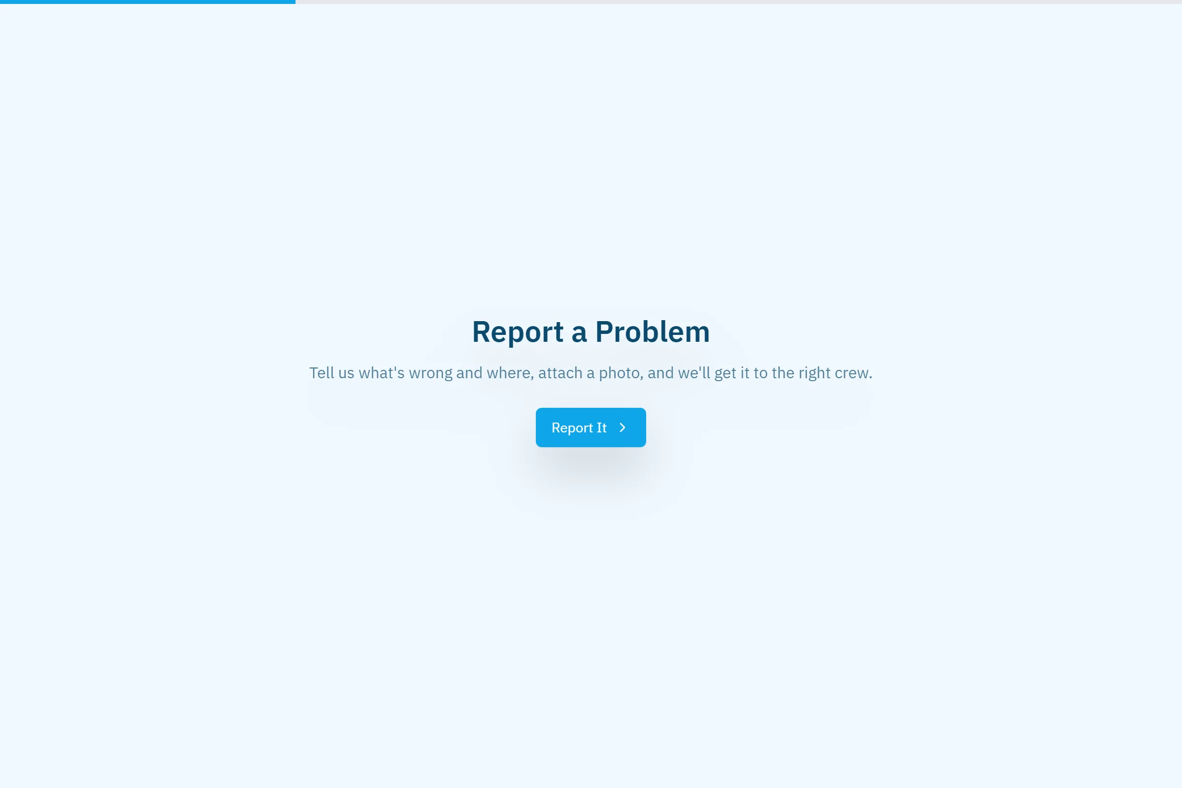 Citizen Service Request template preview