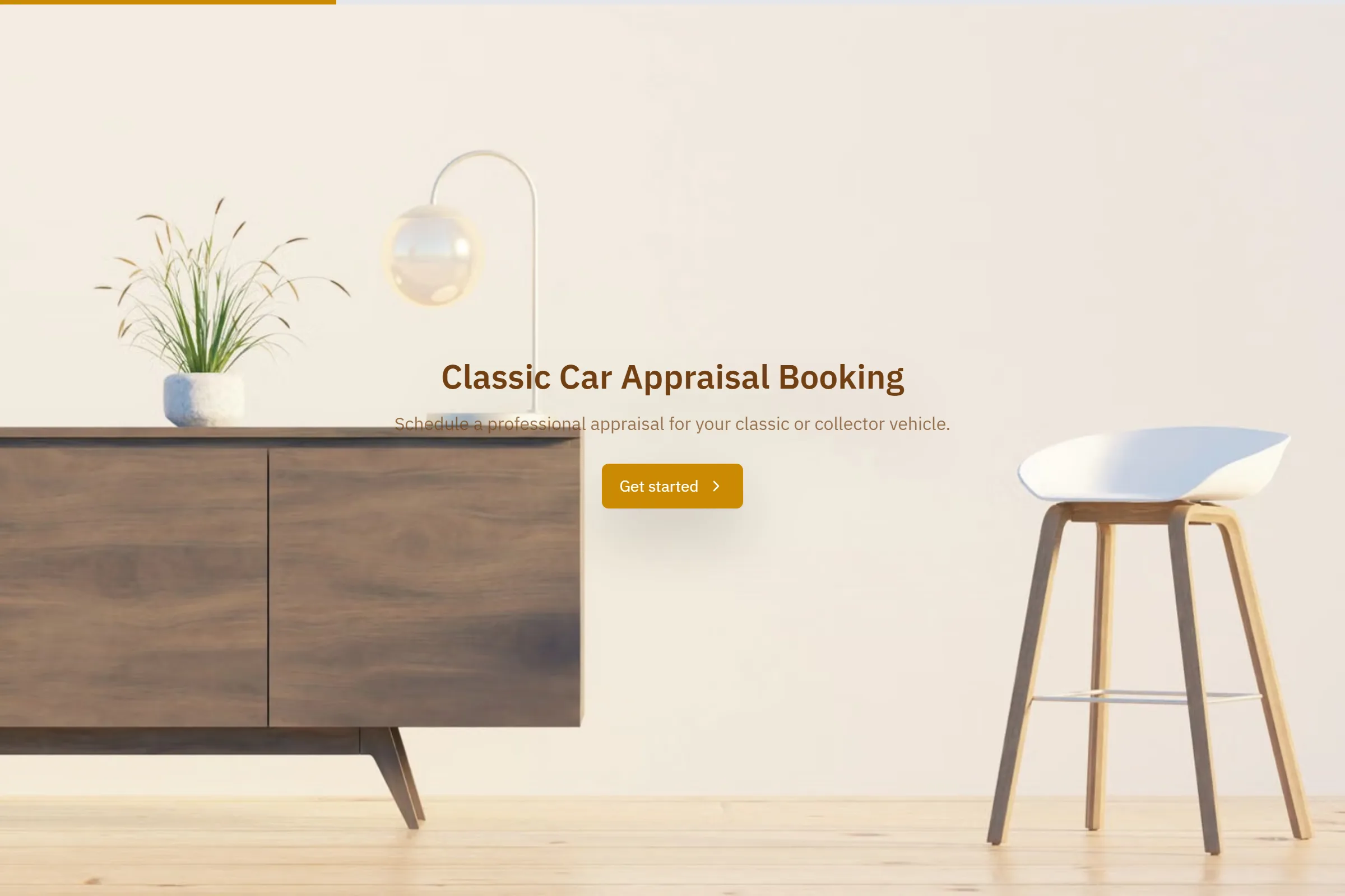Classic Car Appraisal Booking preview