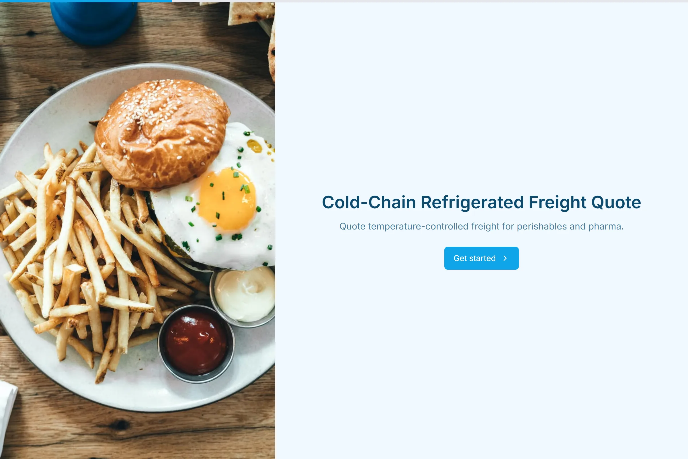 Cold-Chain Refrigerated Freight Quote template preview
