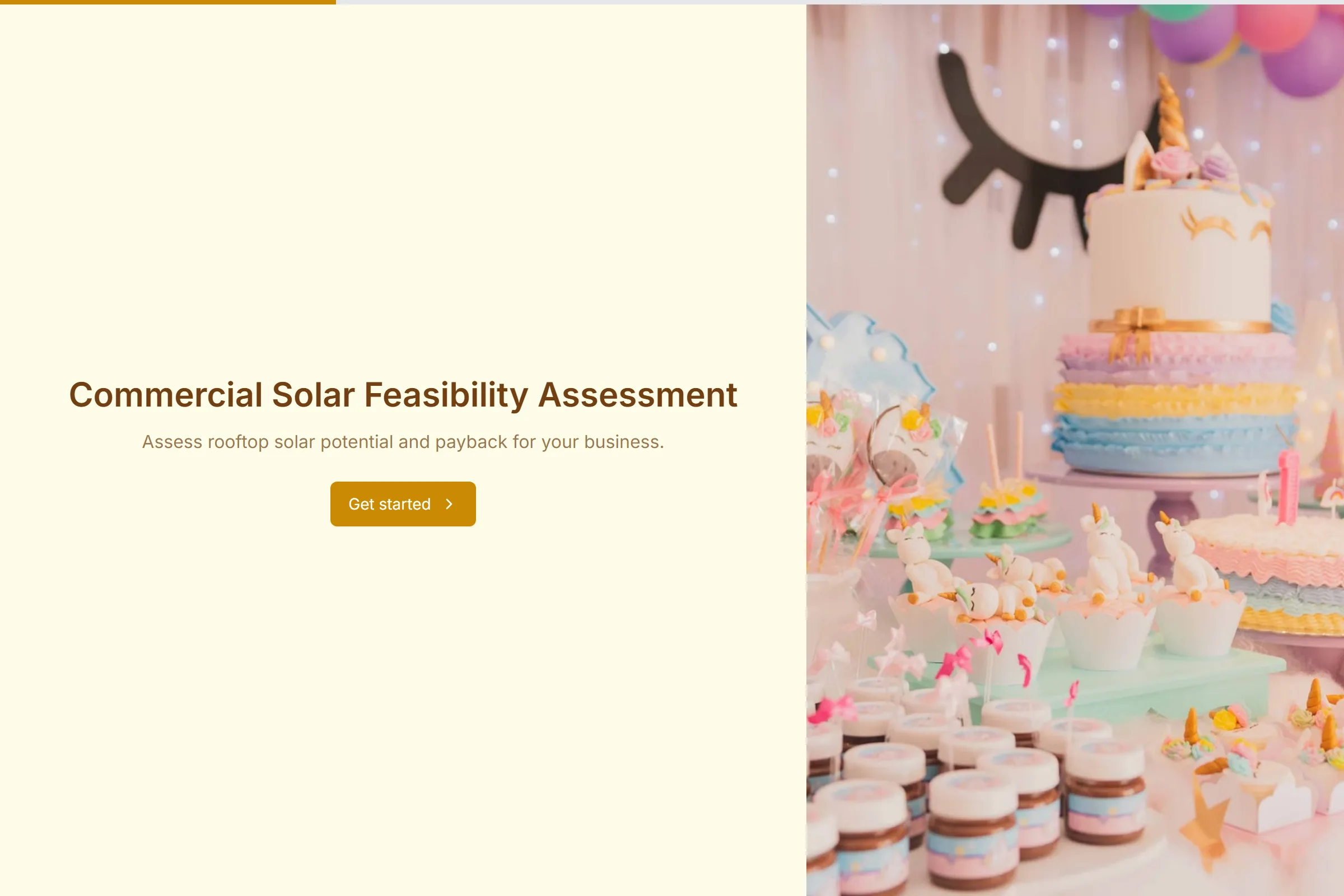 Commercial Solar Feasibility Assessment template preview