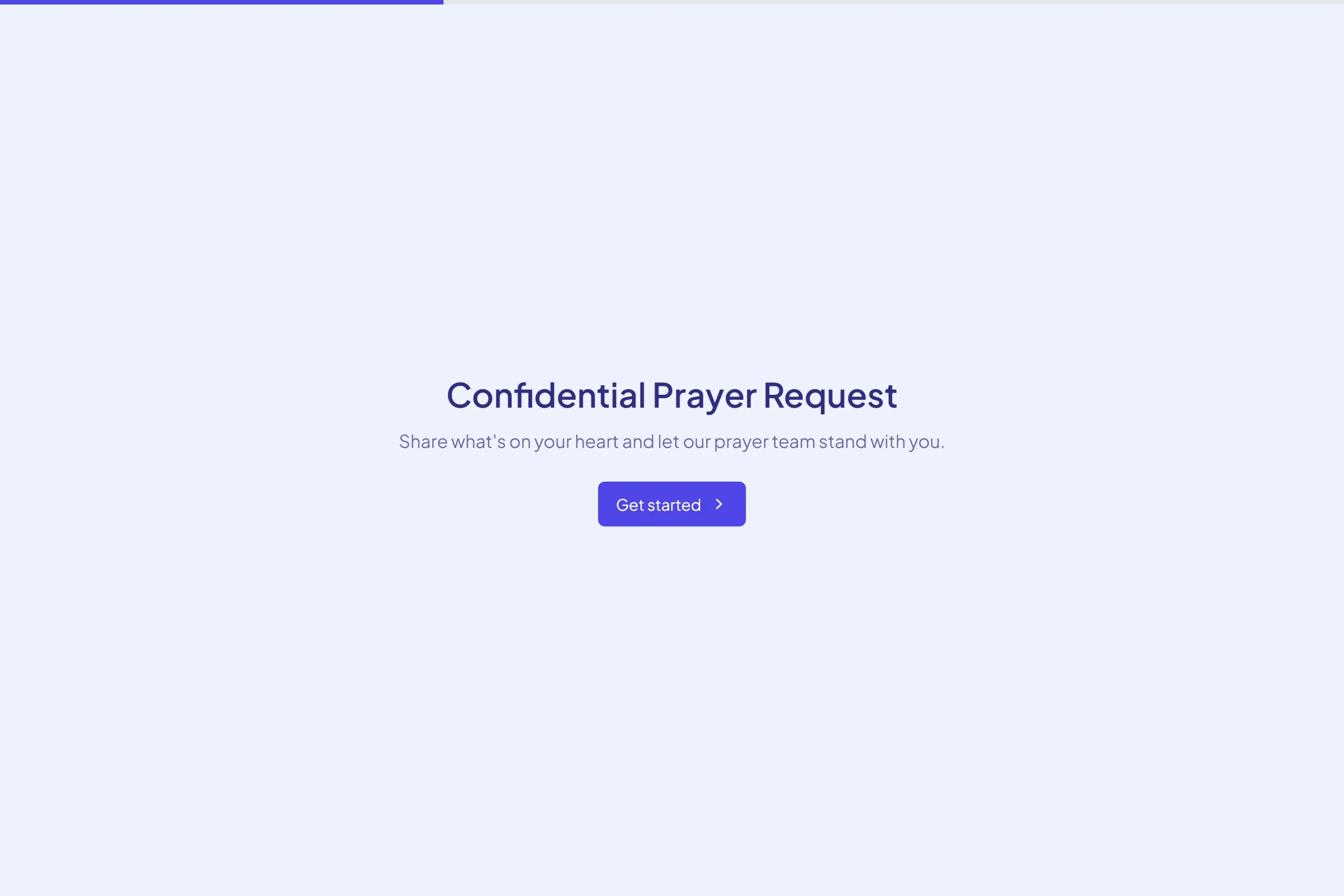 Confidential Prayer Request template preview