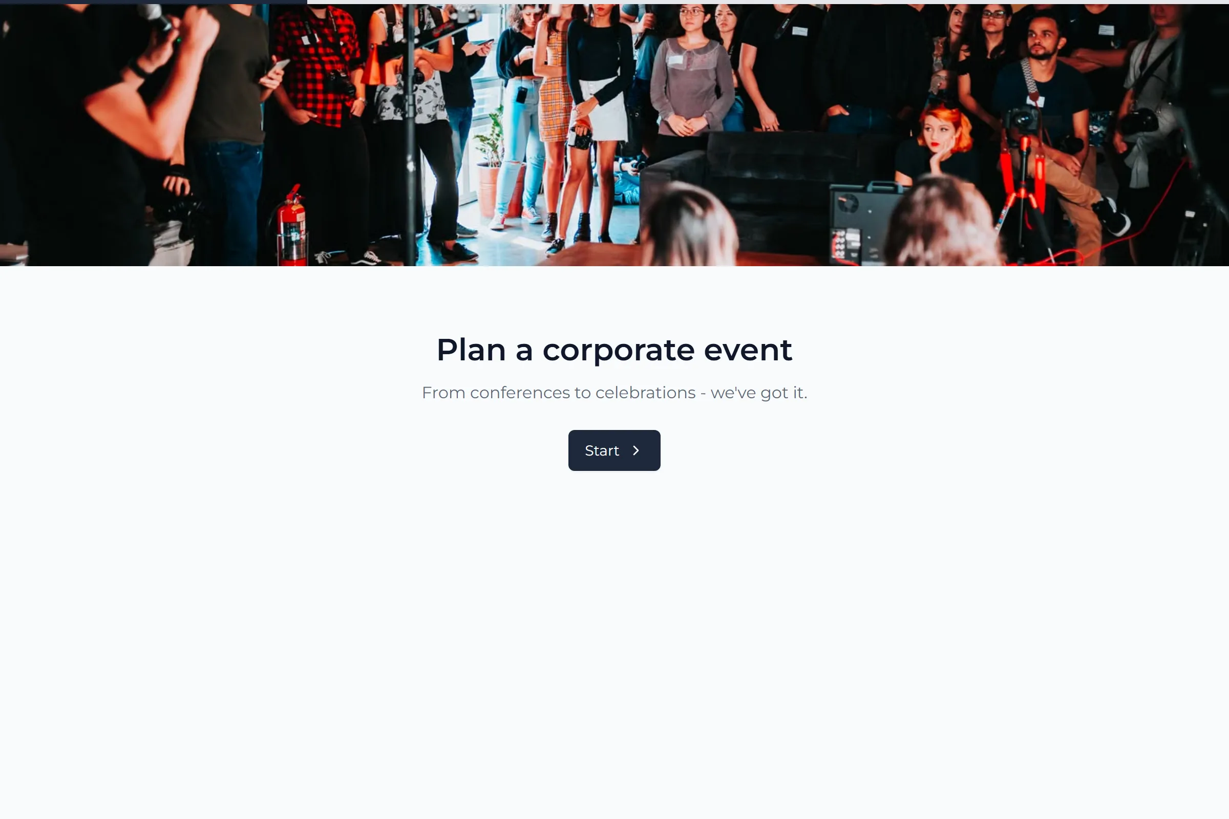 Corporate Event Inquiry template preview