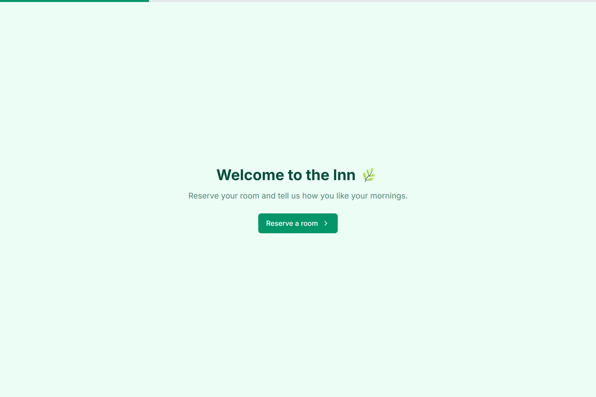 Country B&B Reservation template preview