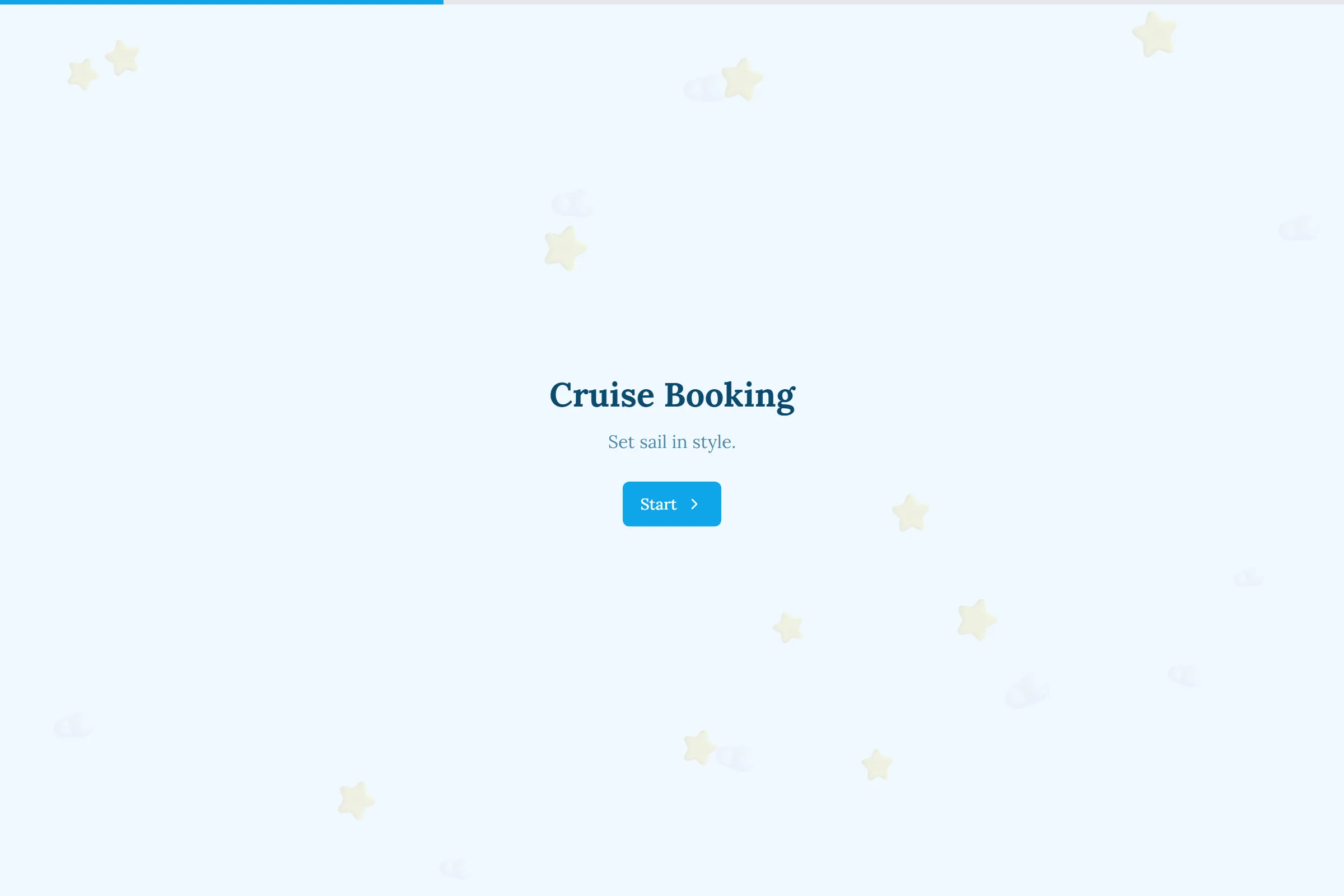 Cruise Booking template preview