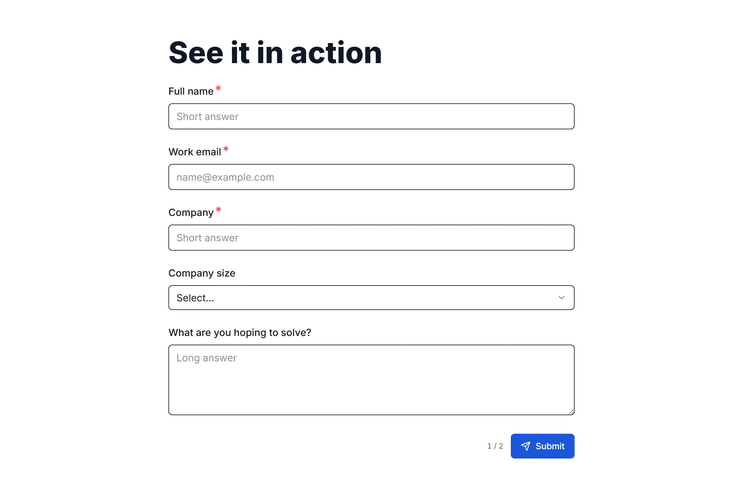 Request a Demo preview