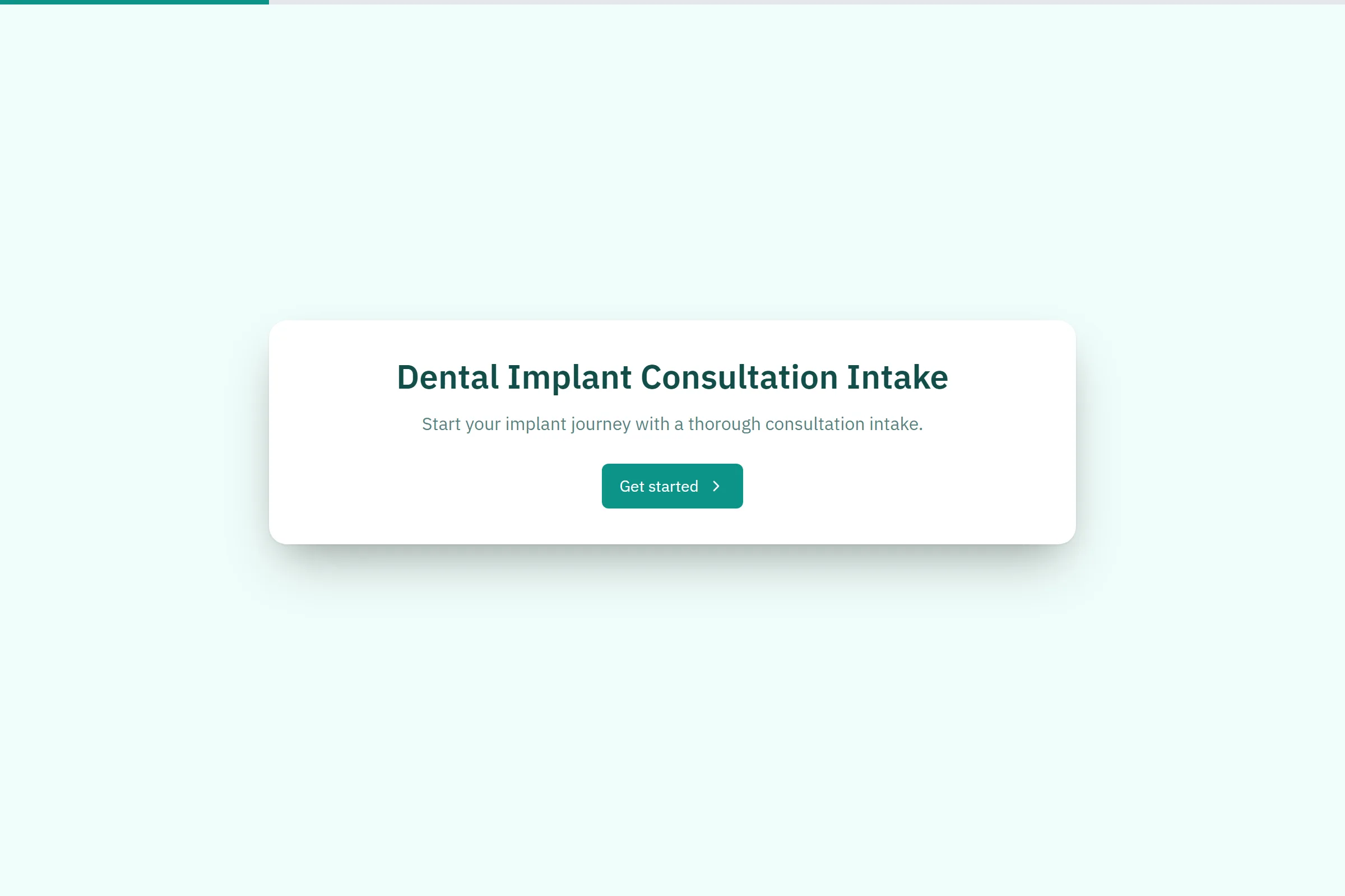 Dental Implant Consultation Intake preview