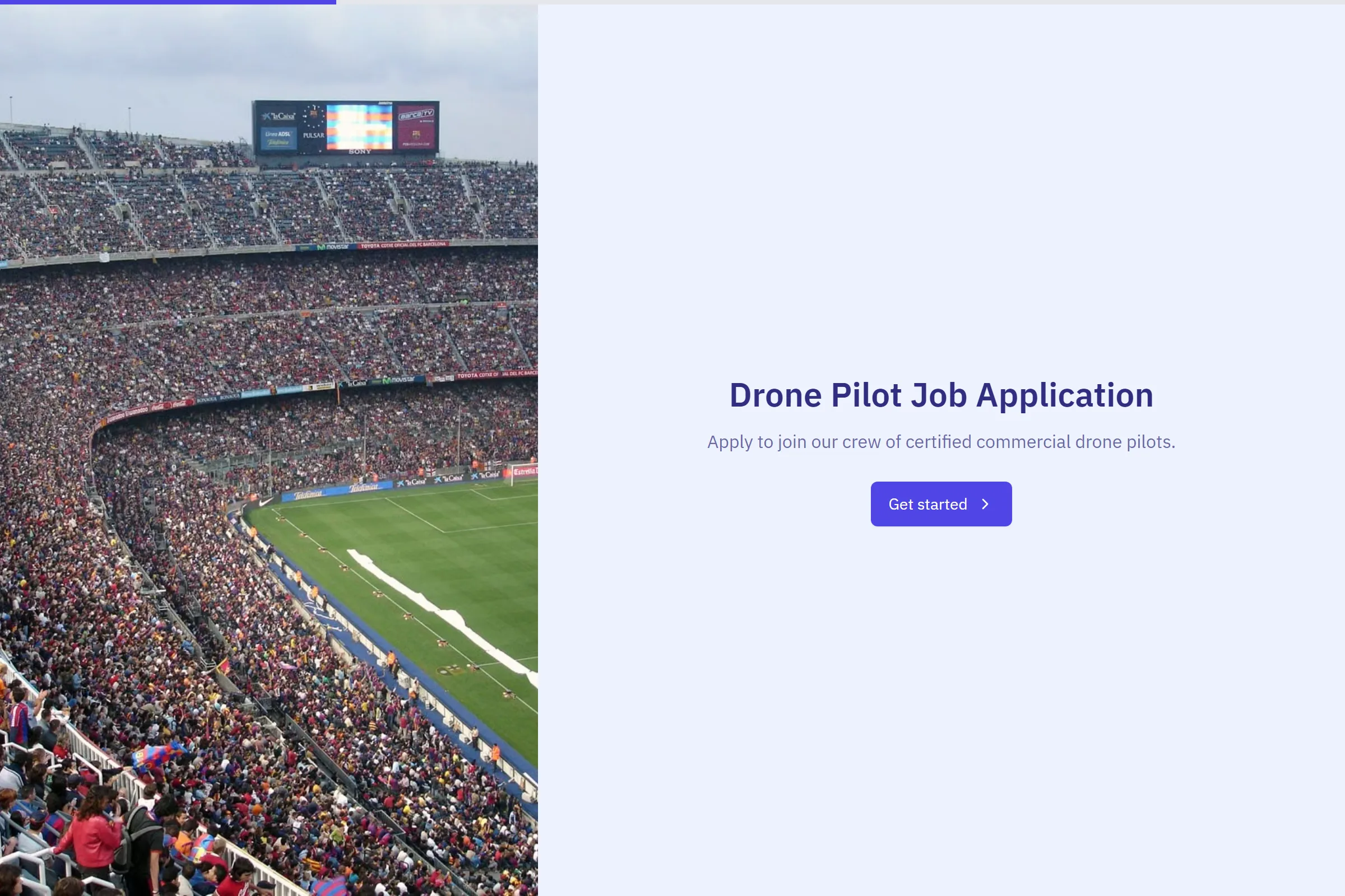 Drone Pilot Job Application template preview