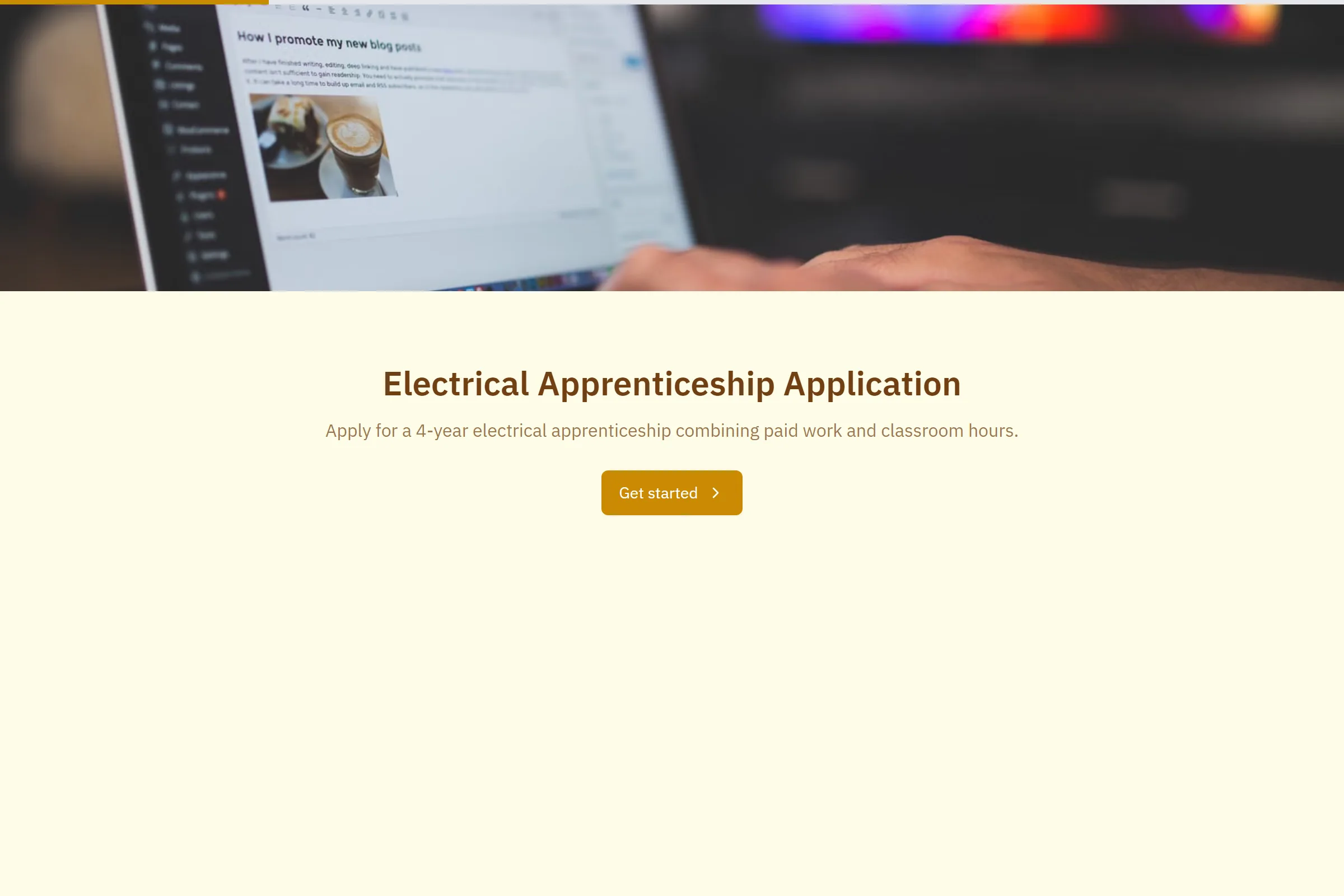 Electrical Apprenticeship Application preview