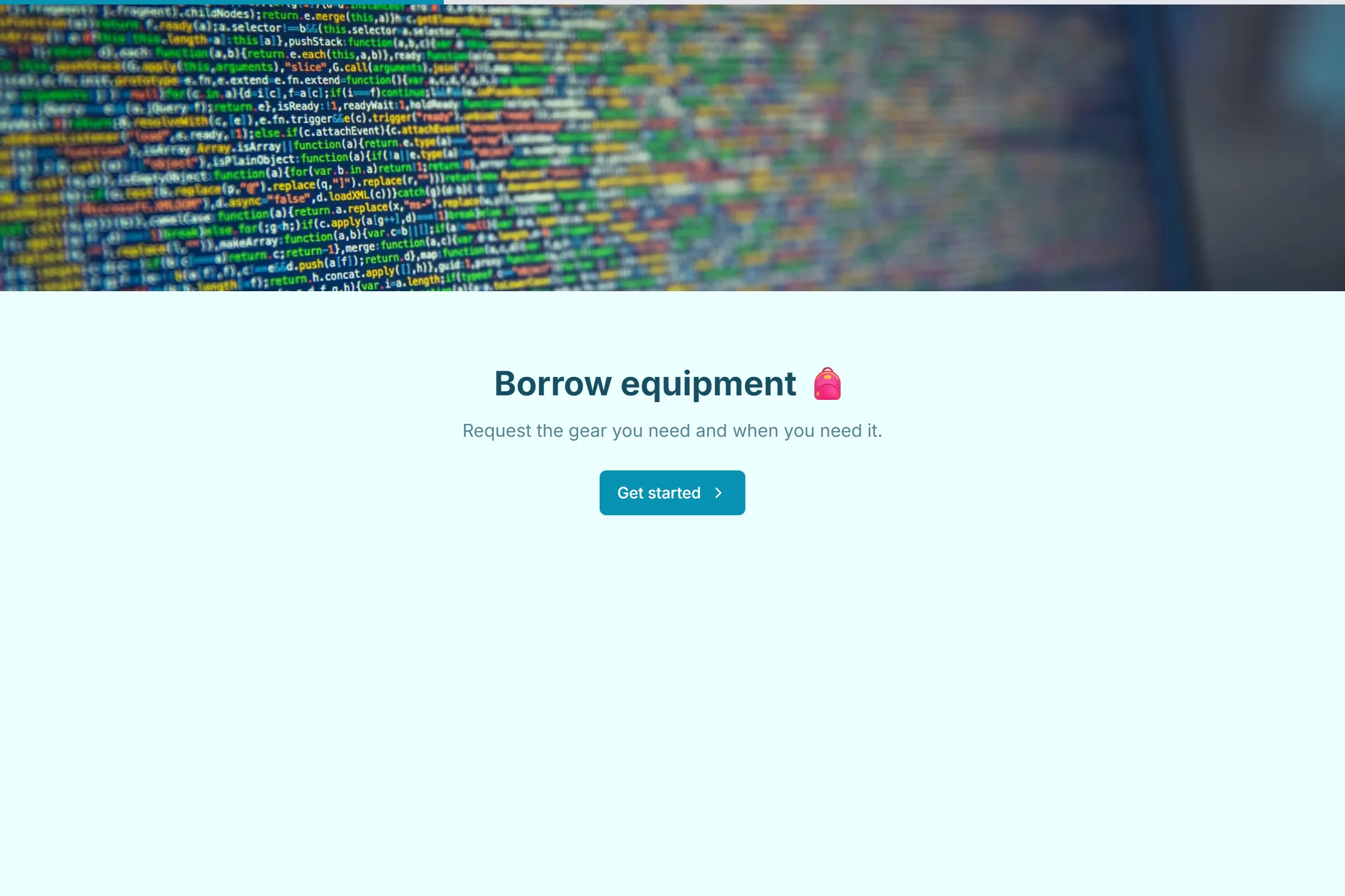 Equipment Loan Request template preview