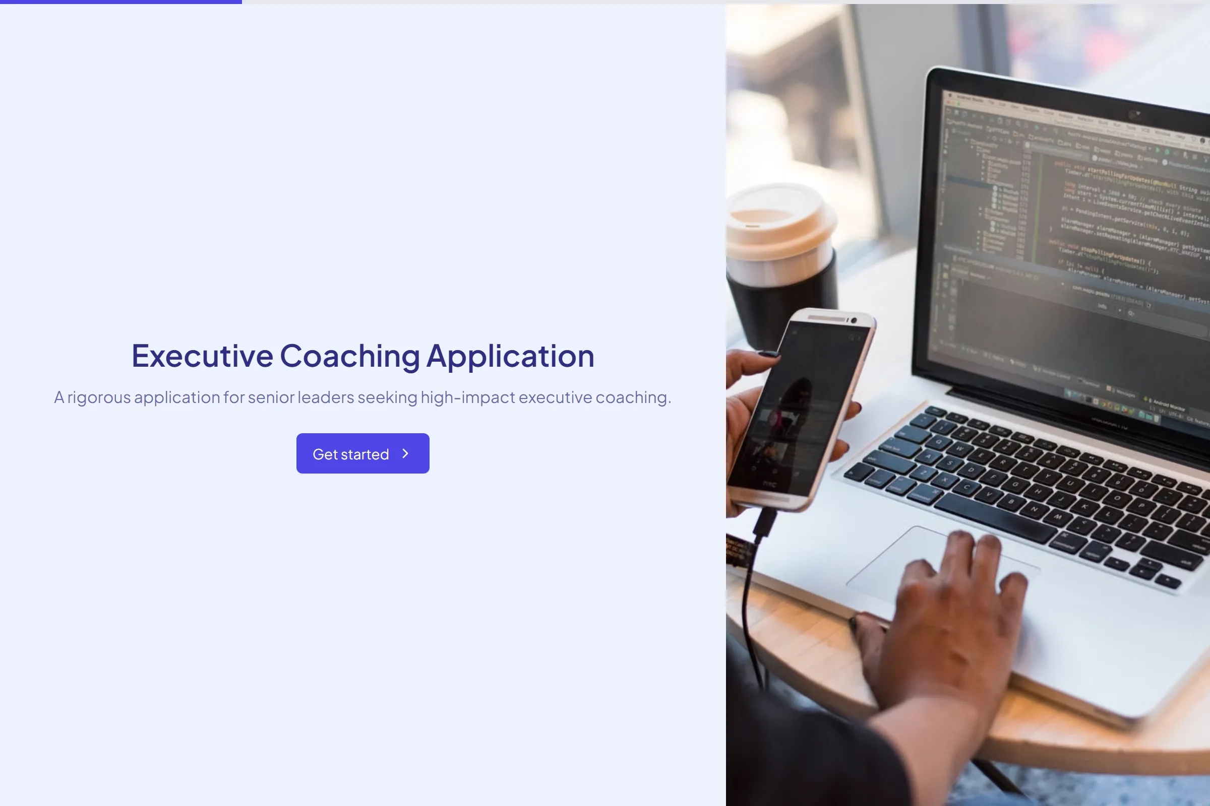 Executive Coaching Application preview