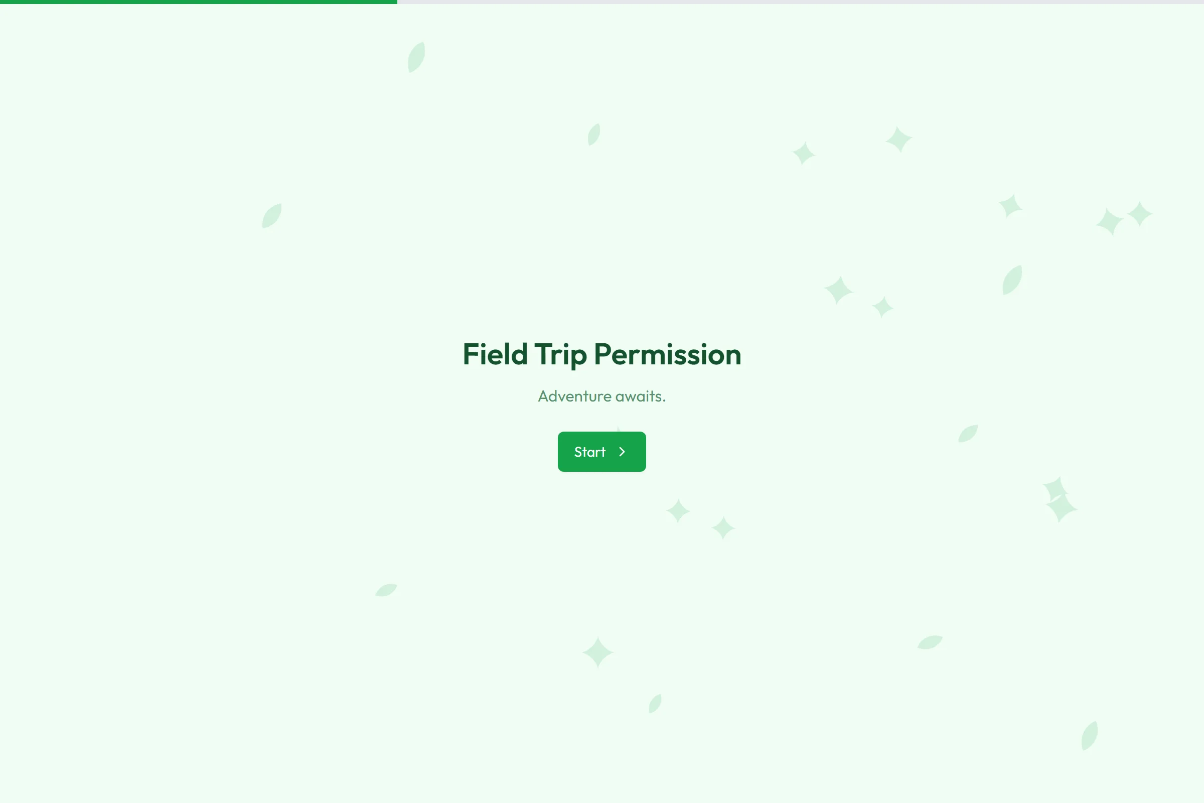 Field Trip Permission template preview