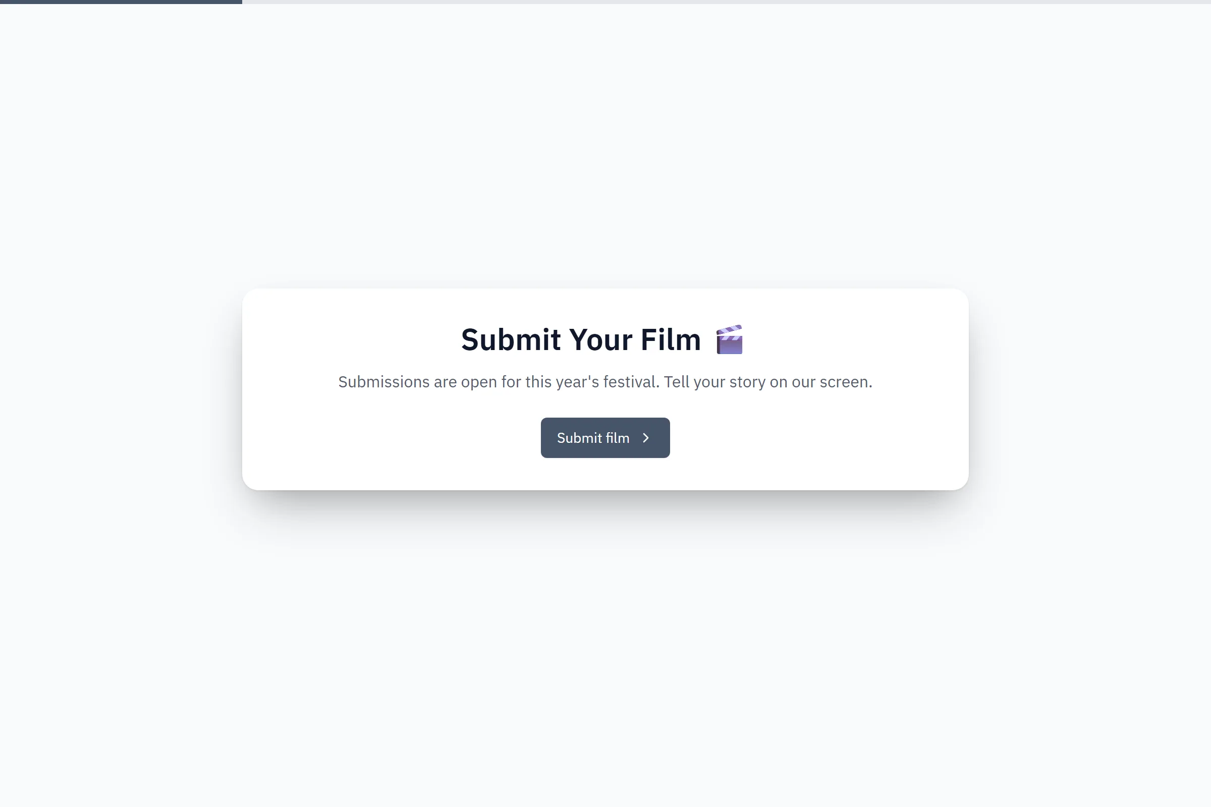Film Festival Submission template preview