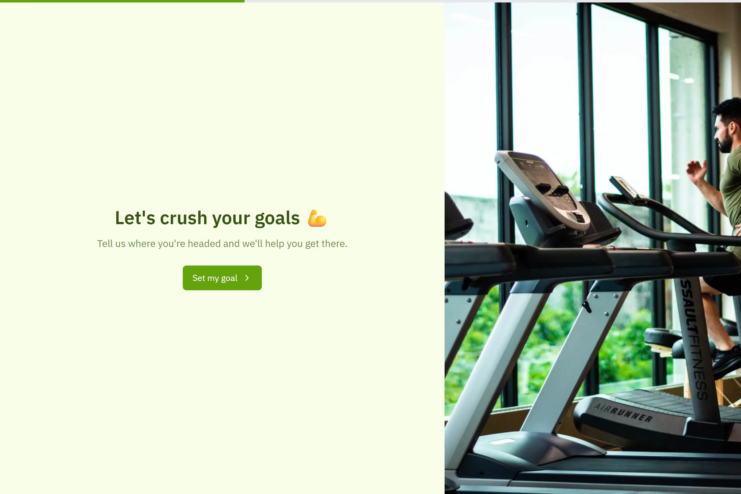 Fitness Goal Tracker template preview