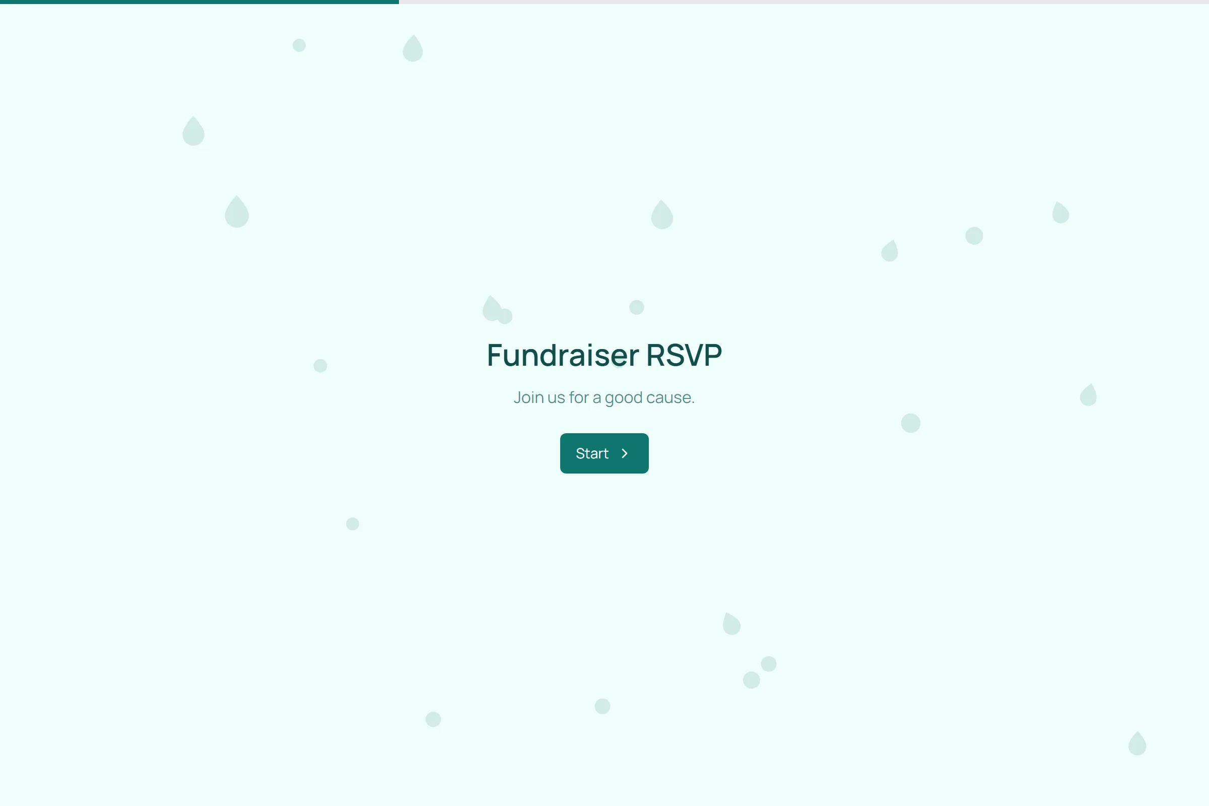 Fundraiser RSVP template preview