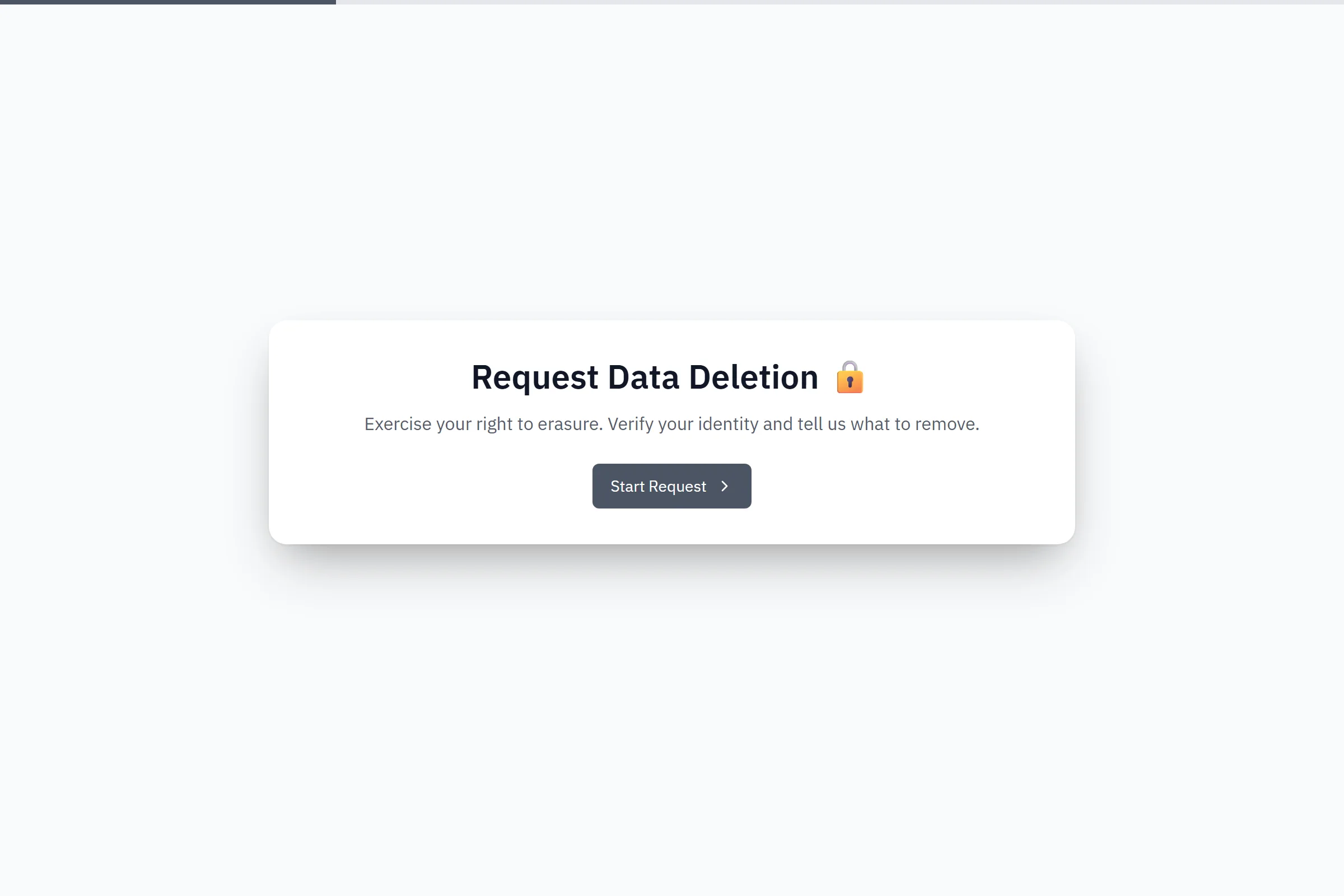GDPR Data Deletion Request template preview