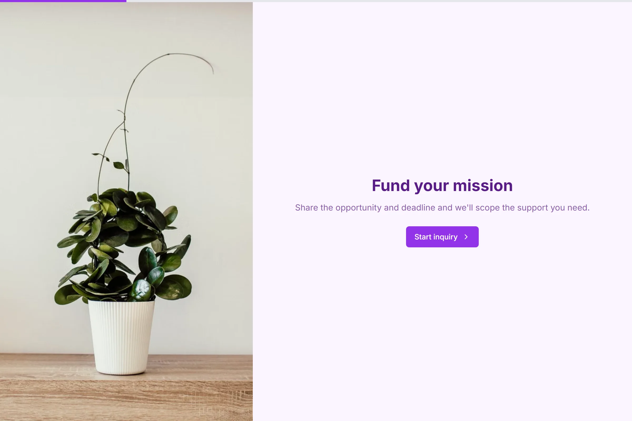 Grant-Writing Service Inquiry template preview