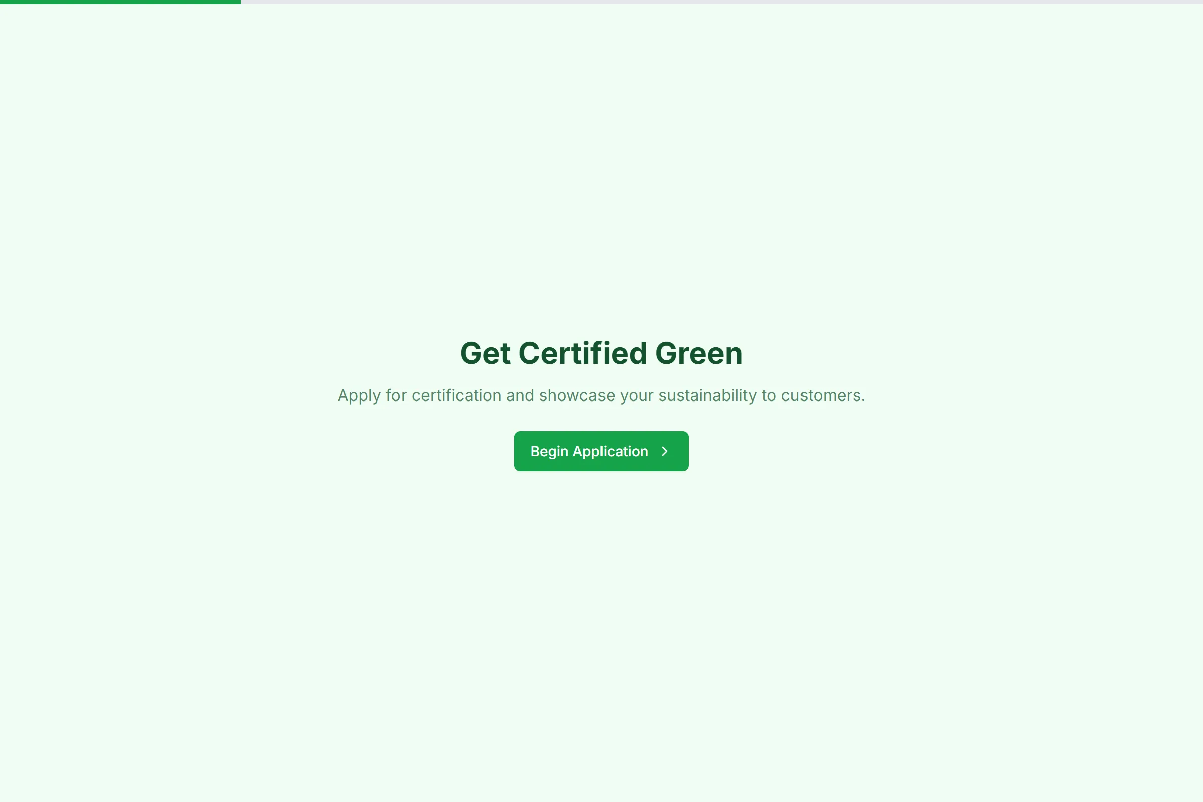 Green Business Certification template preview