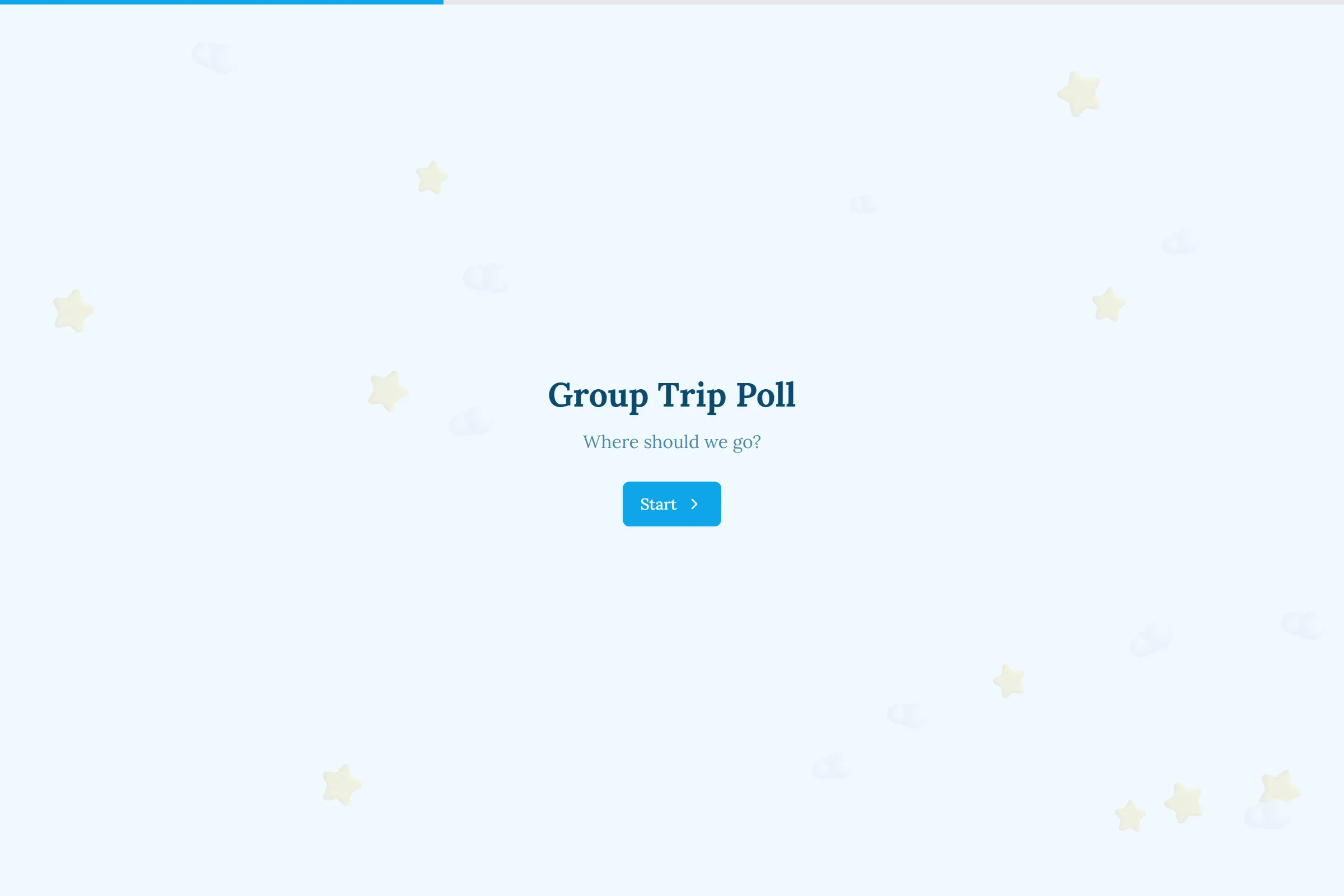 Group Trip Poll template preview