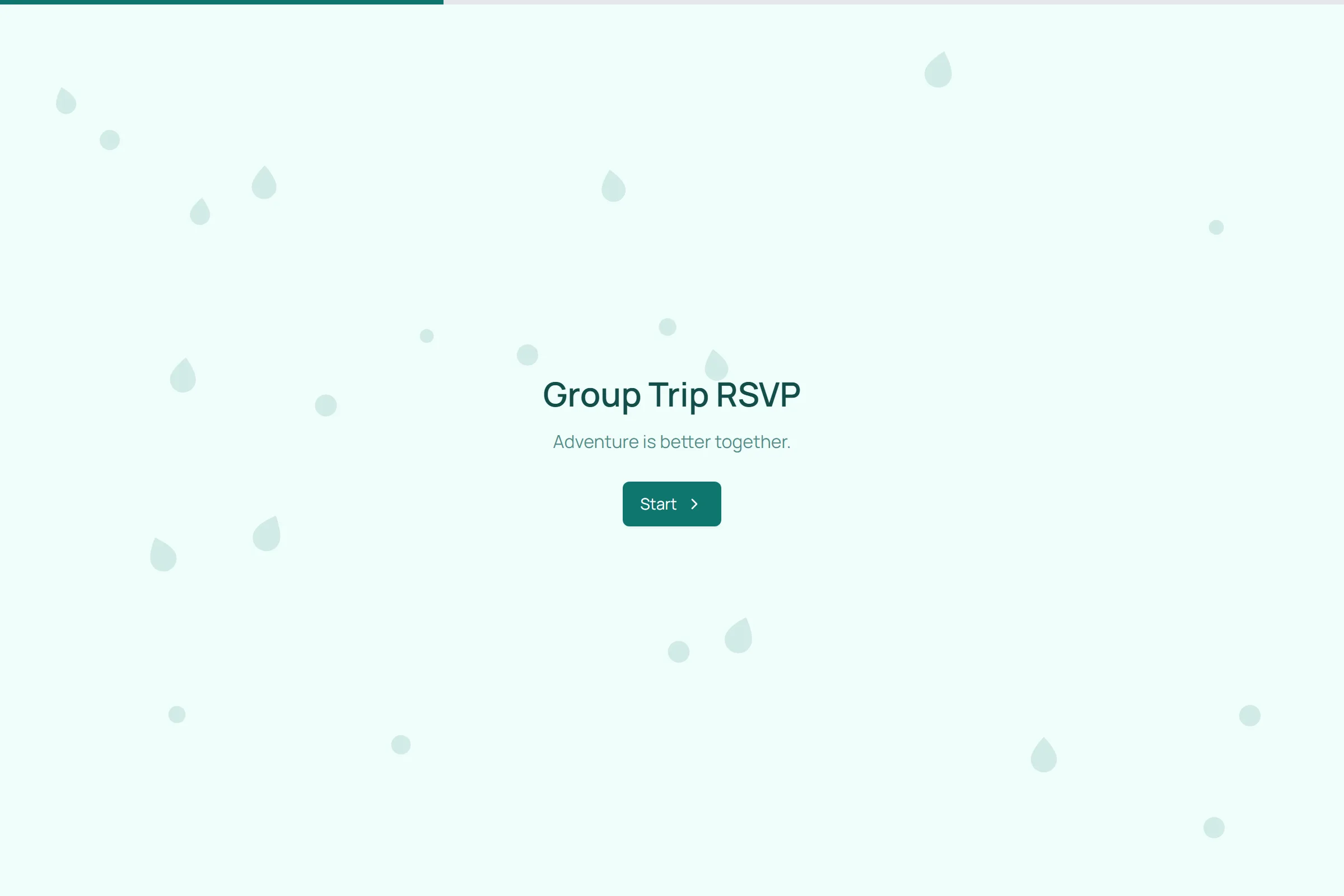 Group Trip RSVP template preview