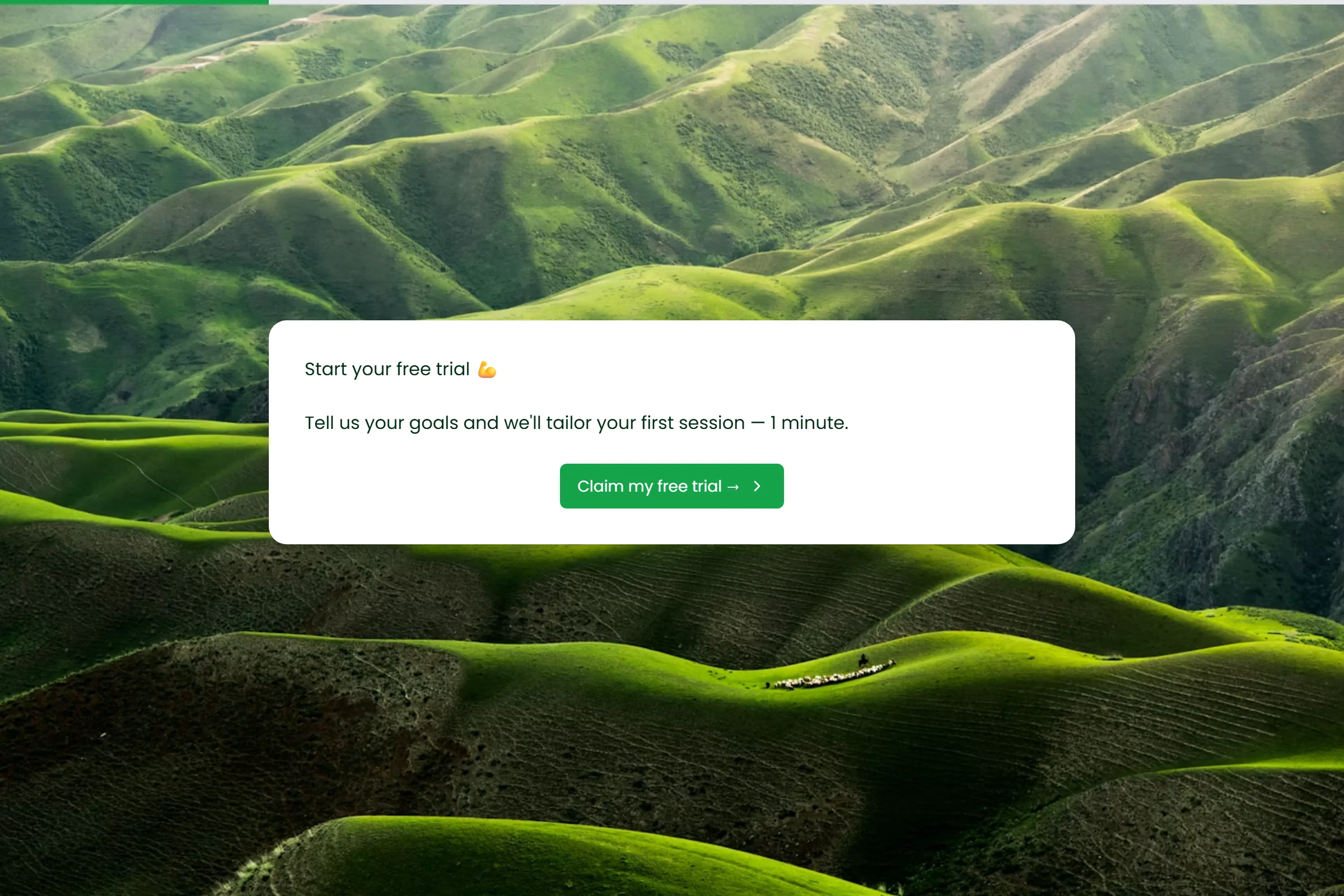 Gym Free Trial Signup preview