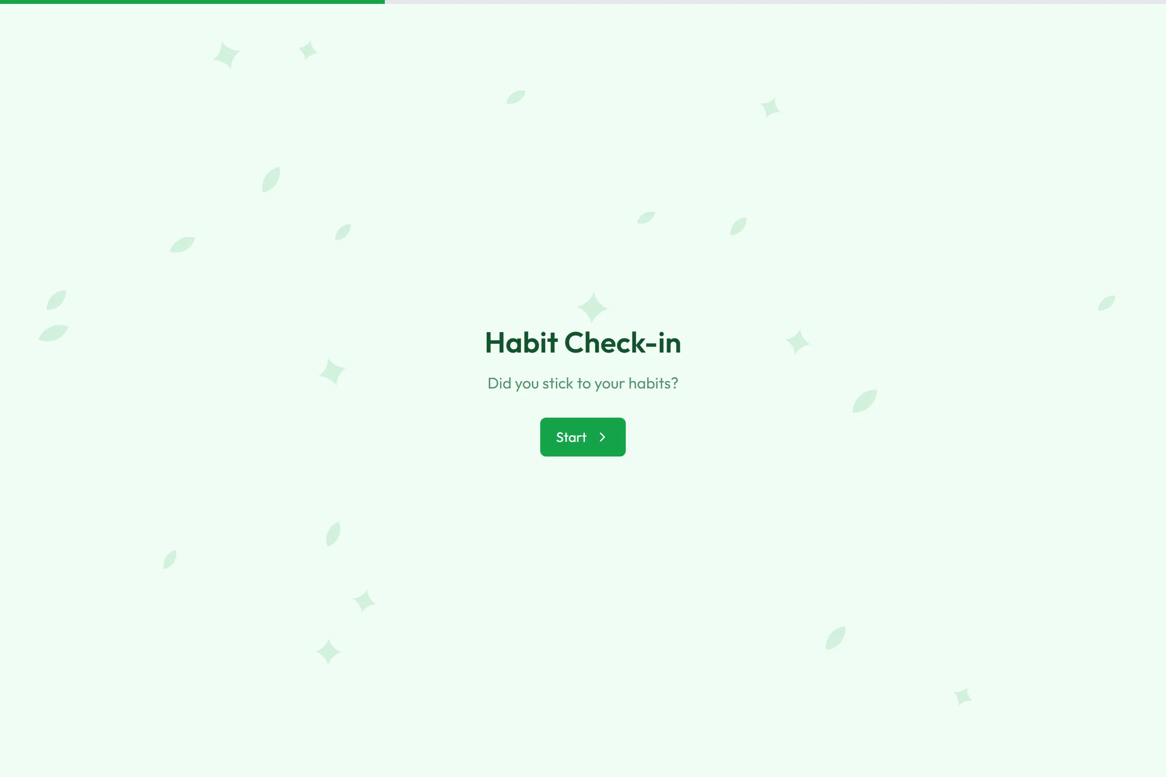 Habit Check-in template preview