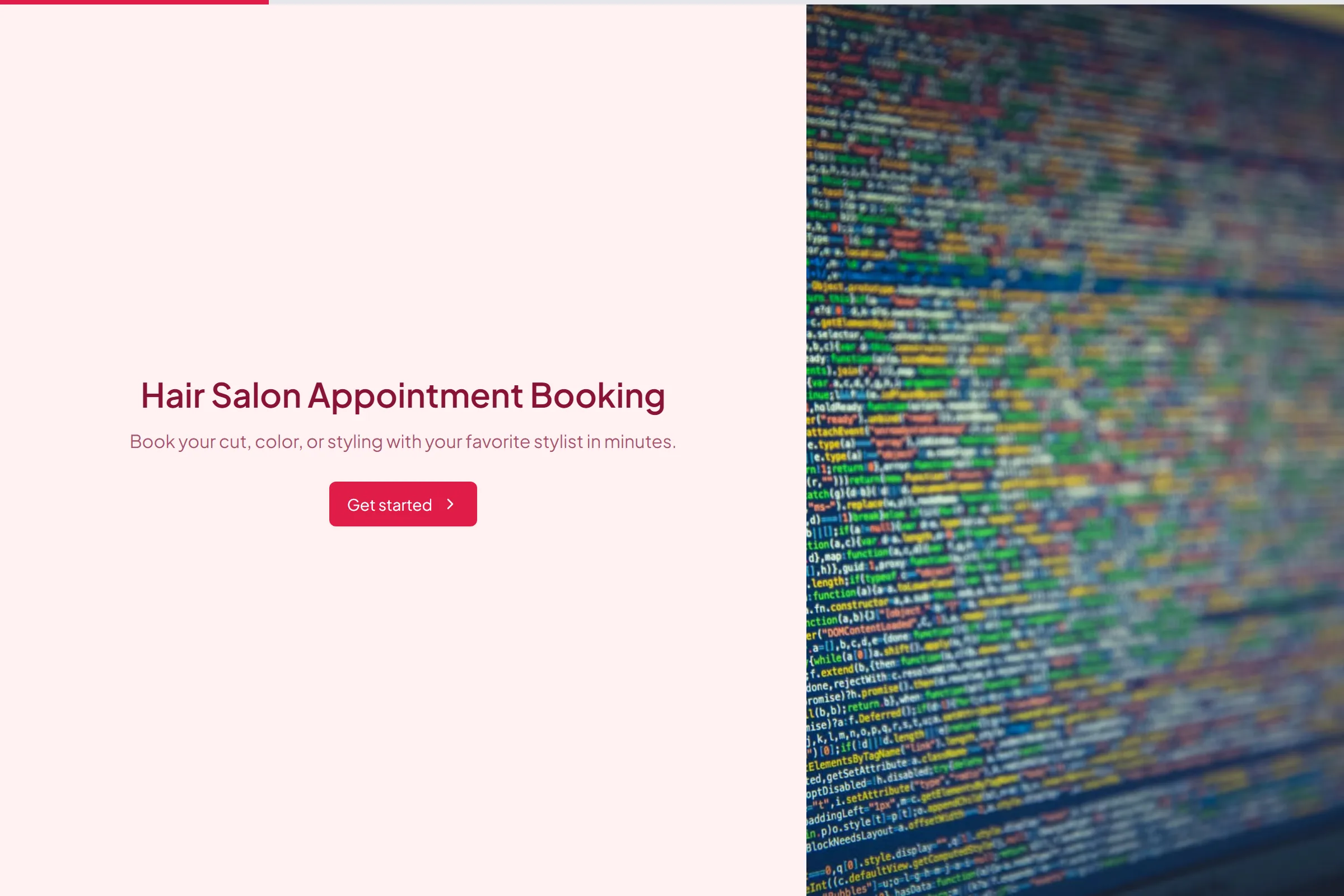 Hair Salon Appointment Booking preview