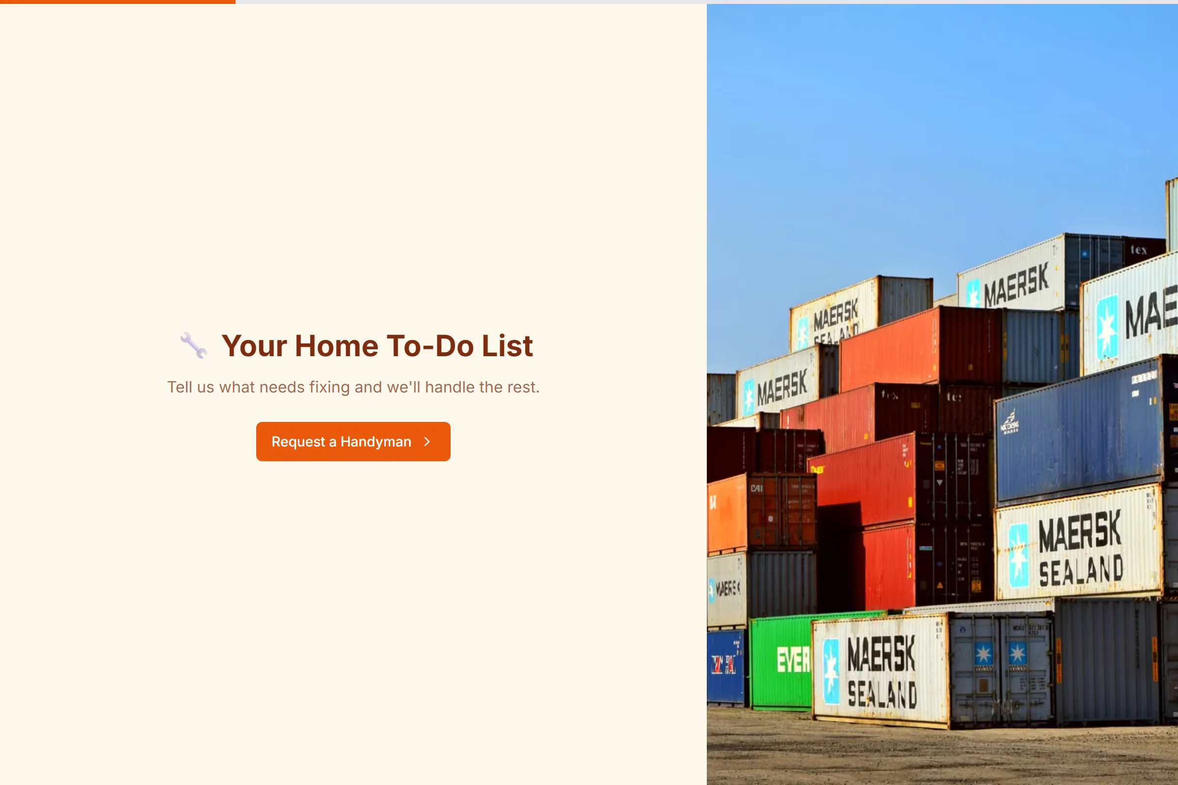 Handyman Job Request template preview