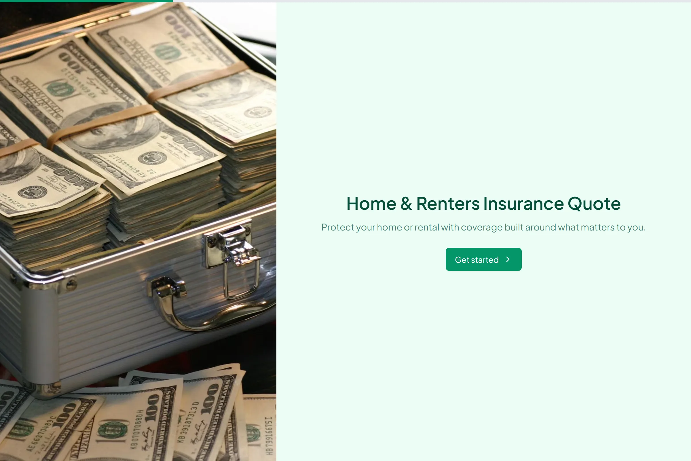 Home & Renters Insurance Quote preview