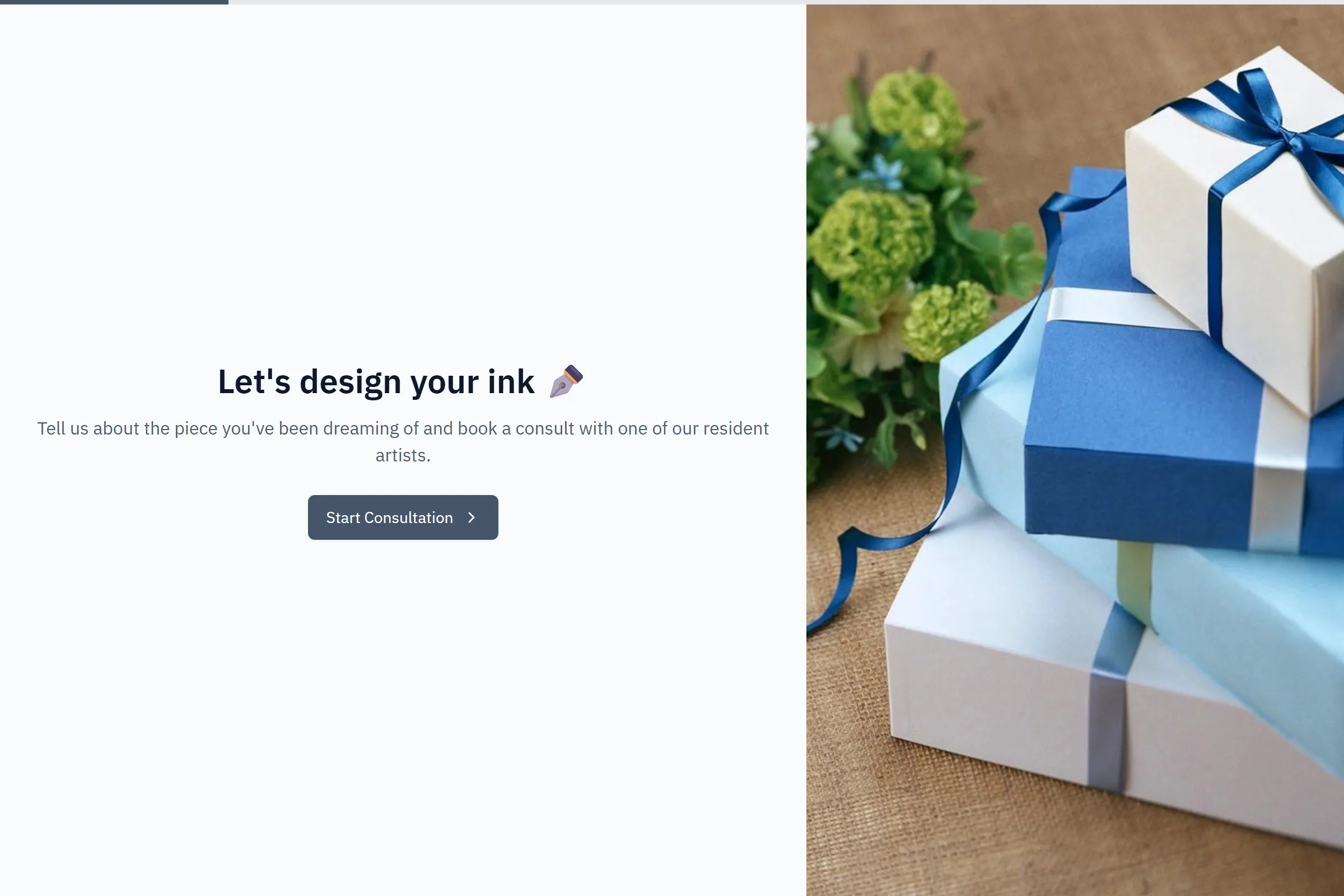 Ink Studio Consultation template preview