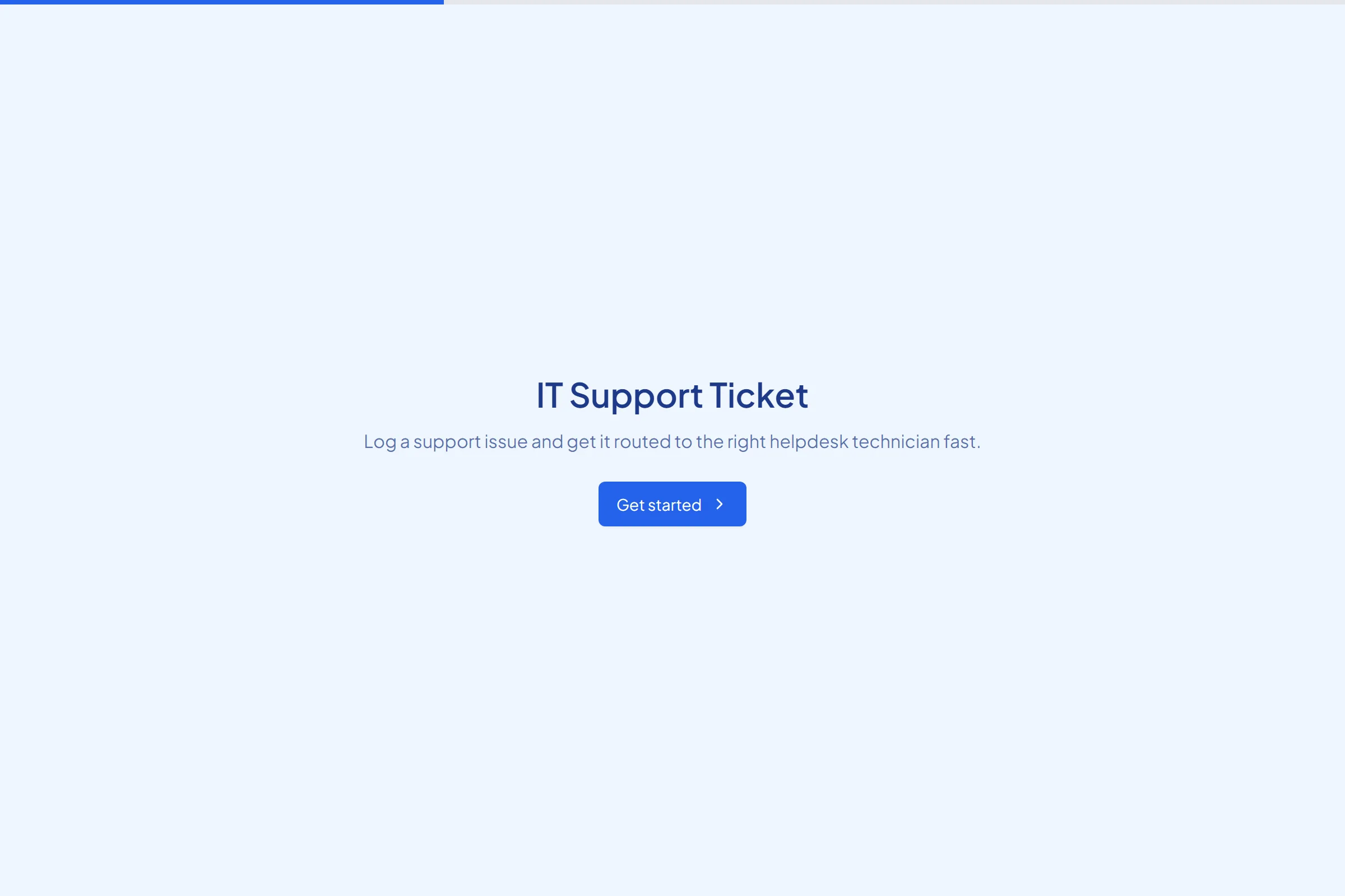 IT Support Ticket preview