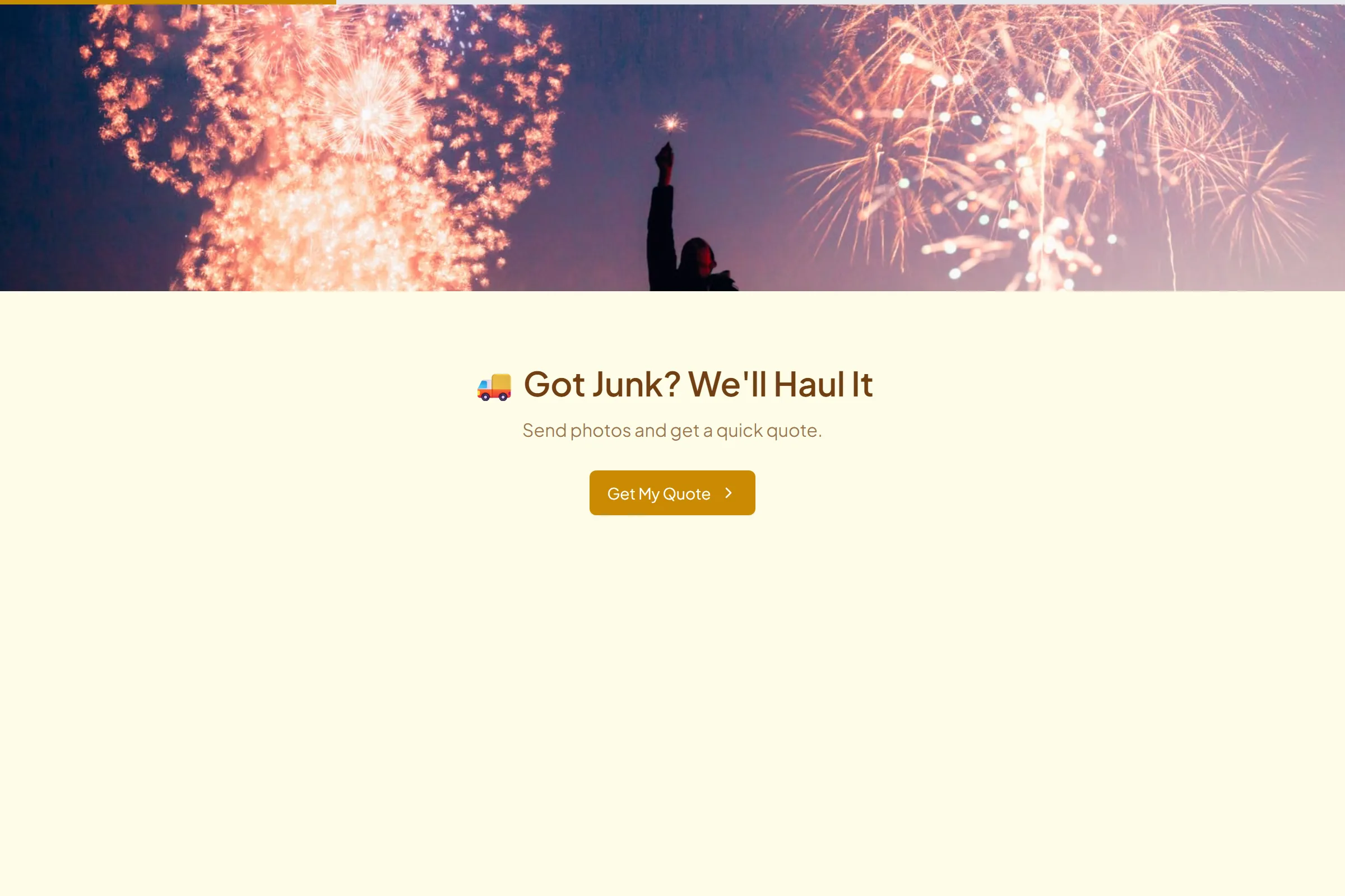Junk Removal & Haul-Away Quote template preview