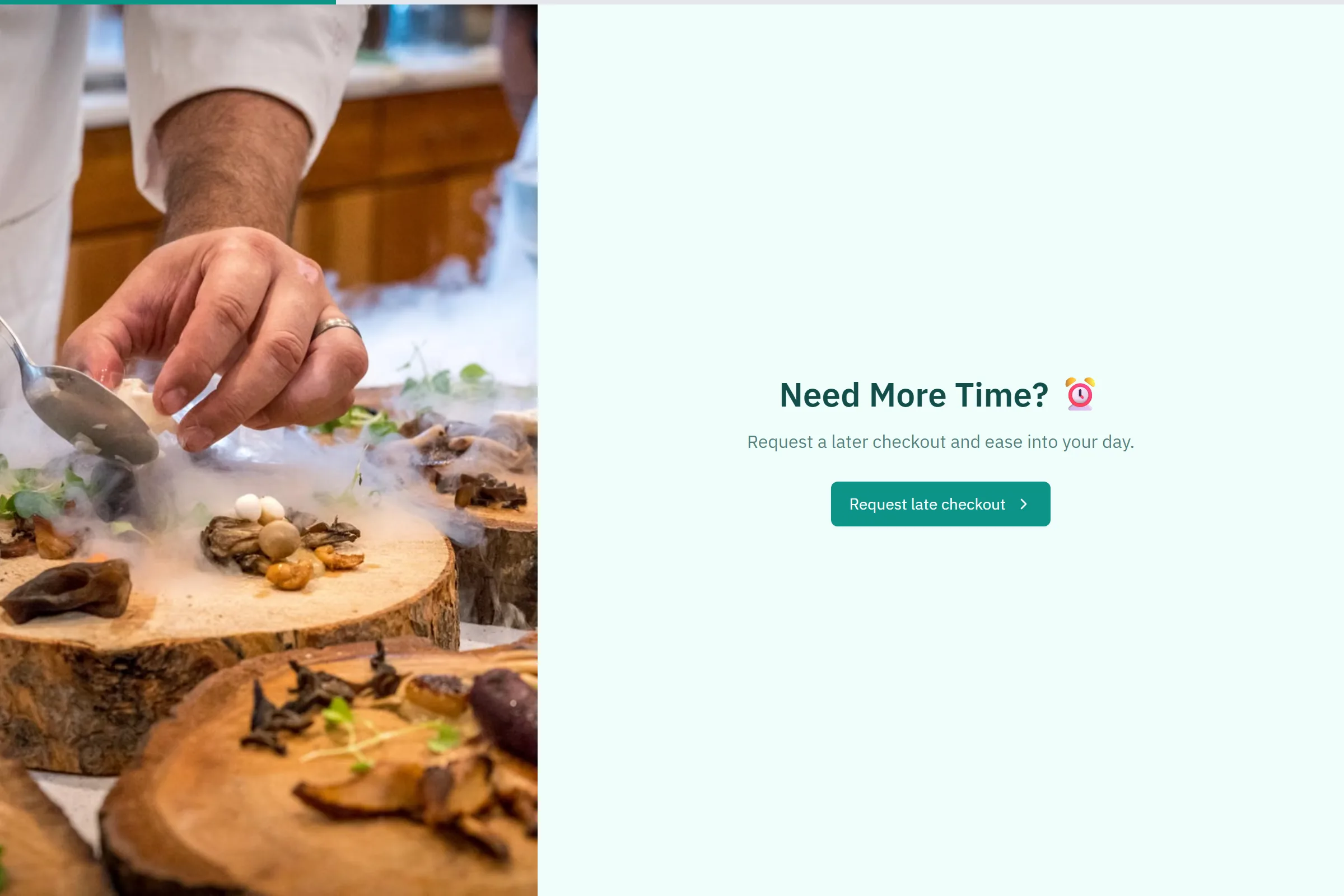 Late Checkout Request template preview
