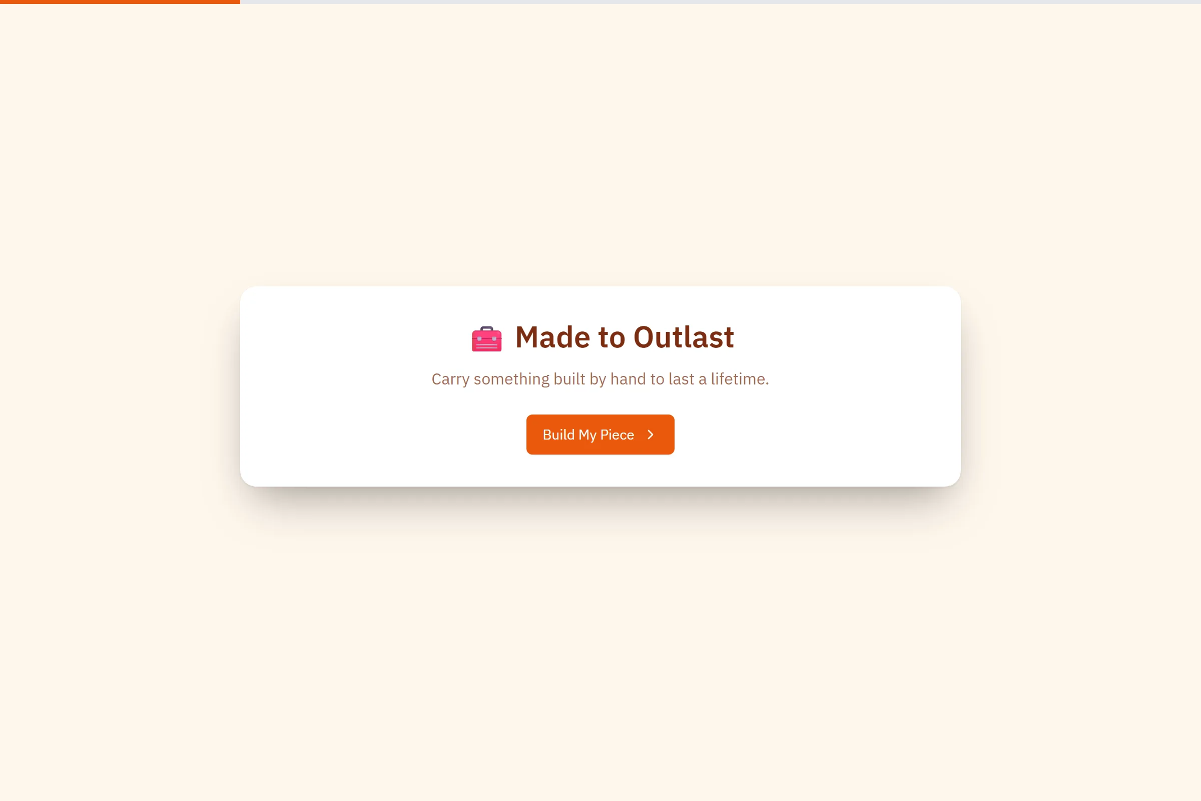 Leather Goods Custom Order template preview