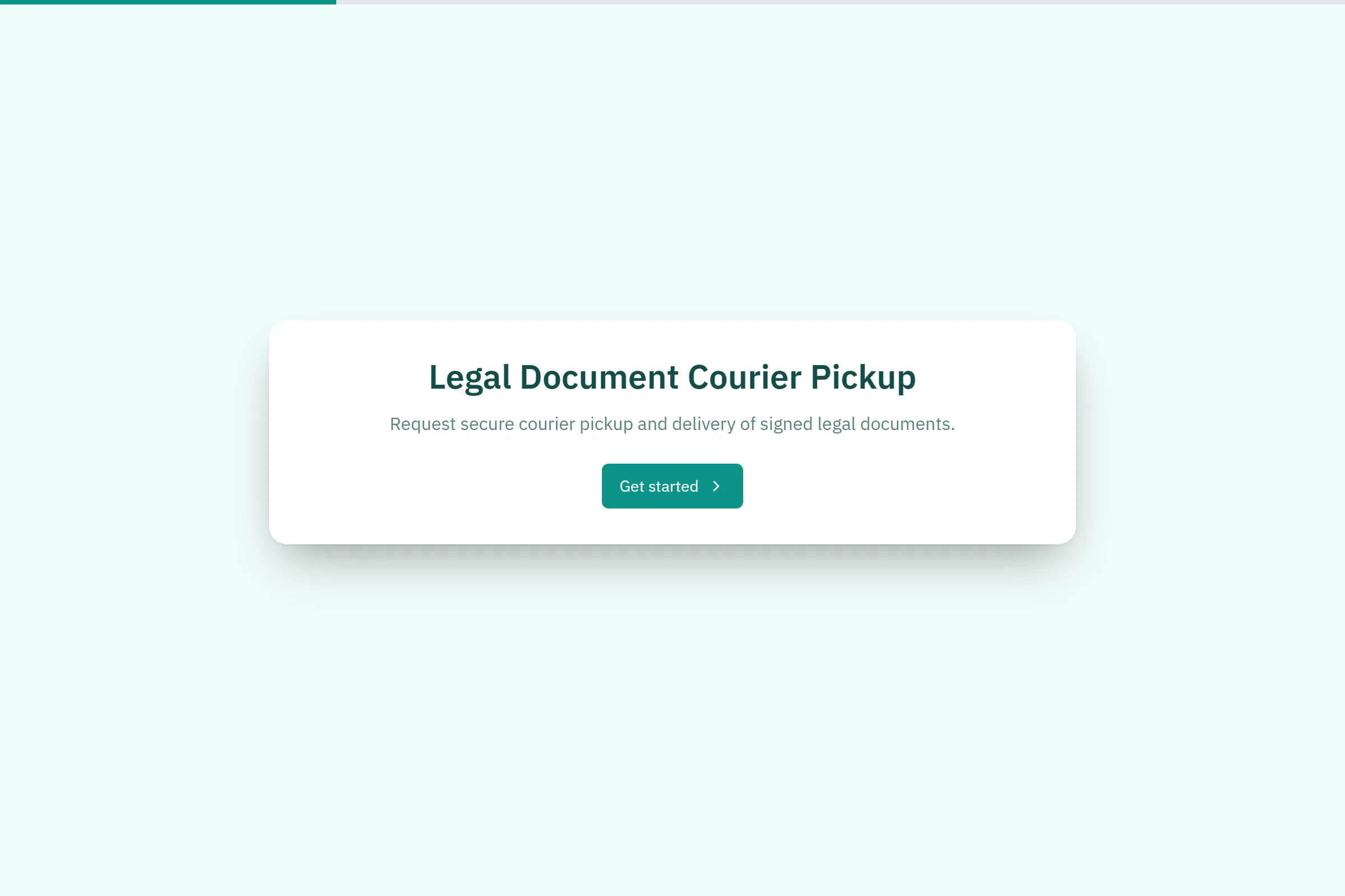 Legal Document Courier Pickup template preview