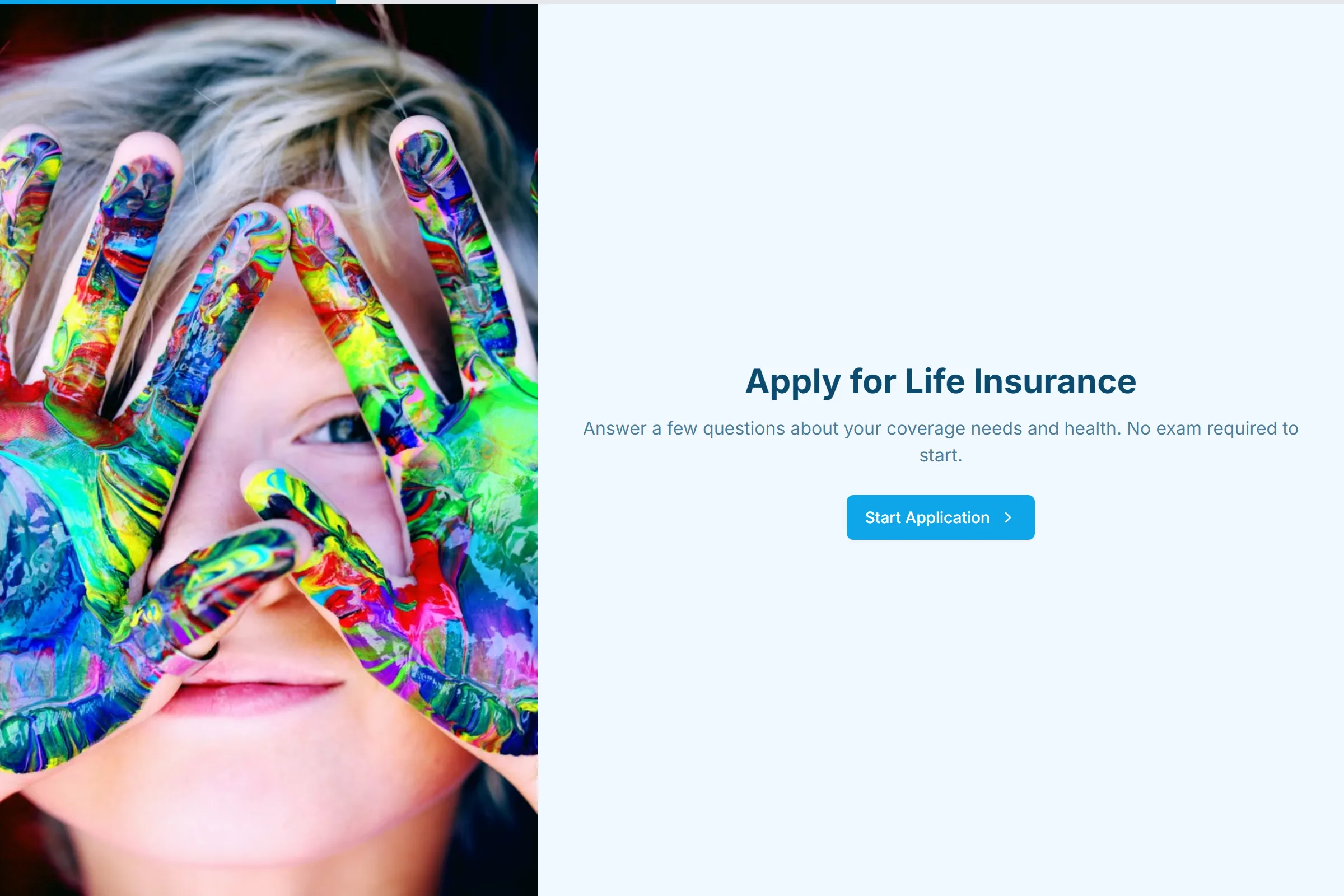 Life Insurance Application template preview